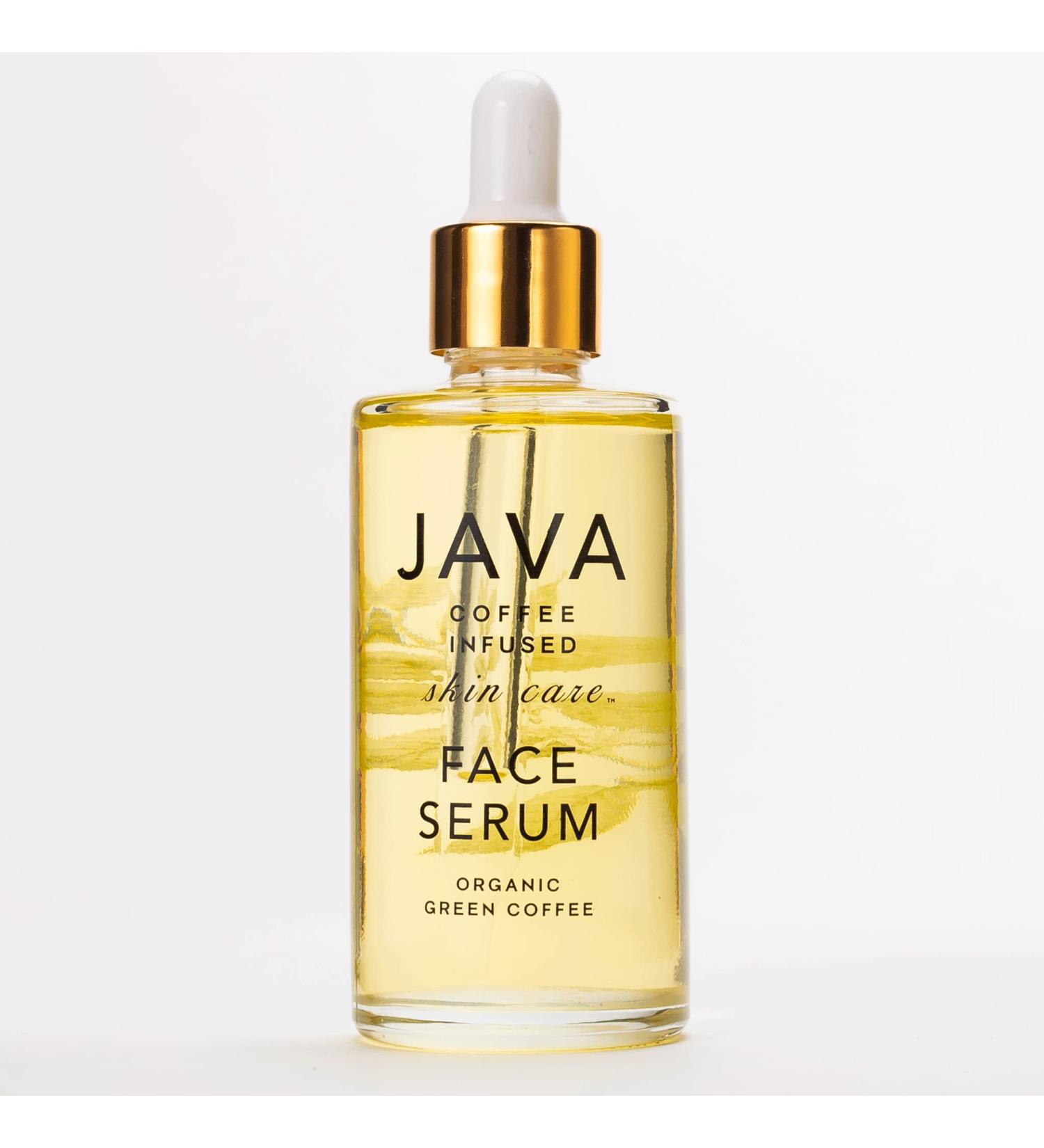Caffeine Face Serum Oil - Organic Green Coffee Rosehip & Argan - Hydrating Anti-Aging Serum for Men & Women | Java Skin Care - Buy Online on GoSupps.com