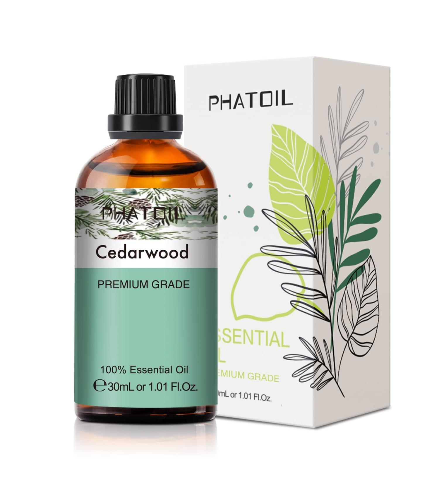 Cedarwood Essential Oil 30ML - Premium Grade Pure Oil for Diffusers, Aromatherapy, and Candle Making - Buy Online on GoSupps.com
