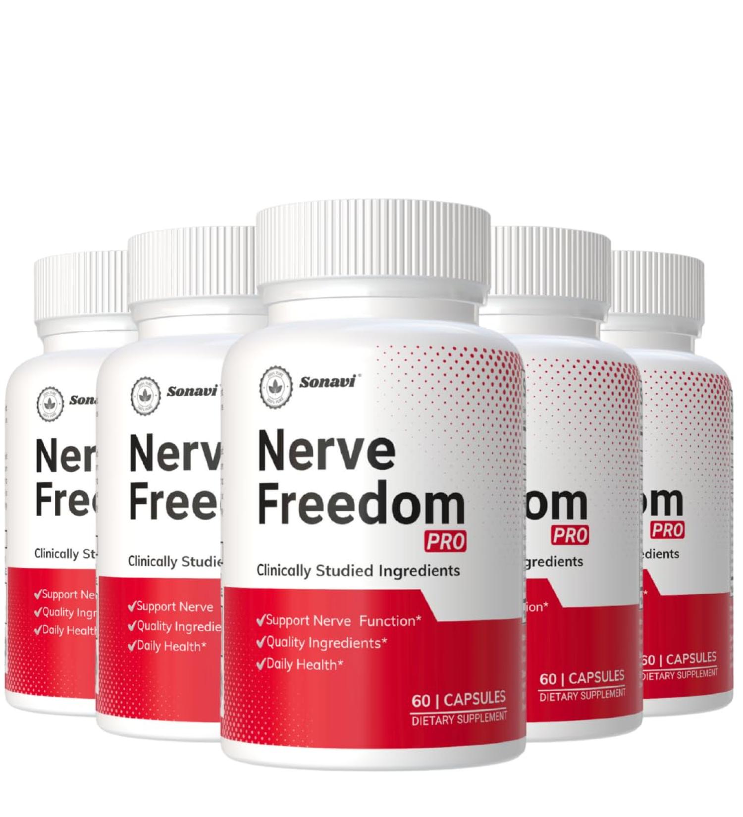 Sonavi Nerve Freedom Capsule | NerveFreedom Pro Advanced Supplement | Capsules for Women & Men -300 Capsules - Buy Online on GoSupps.com