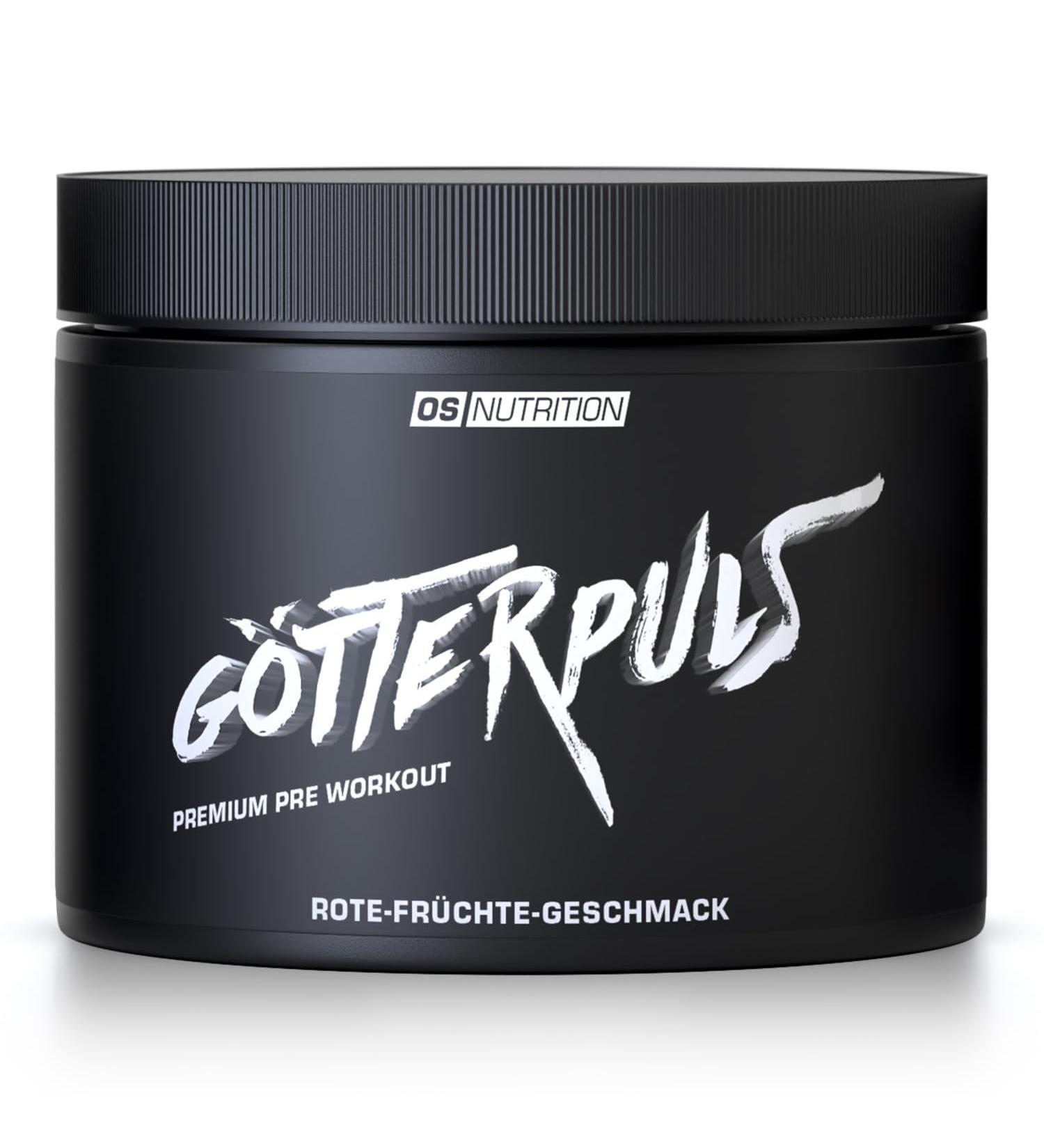 OS NUTRITION G tterpuls Premium Pre Workout Red Fruits 308g - Enhance Energy & Focus | International Shipping Available - Buy Online on GoSupps.com