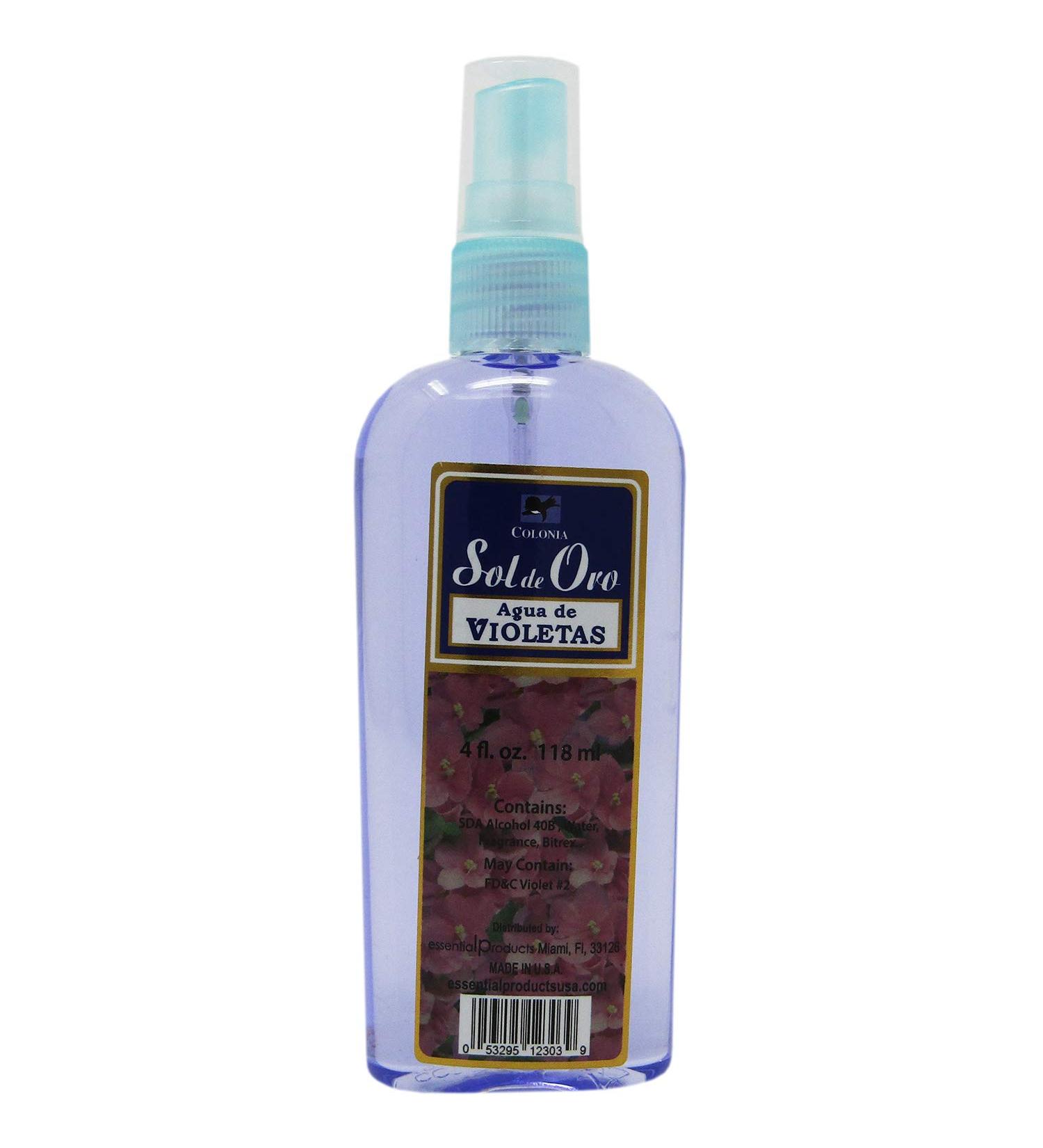 Sol de Oro Agua de Violetas 4 OZ - Buy Online on GoSupps.com
