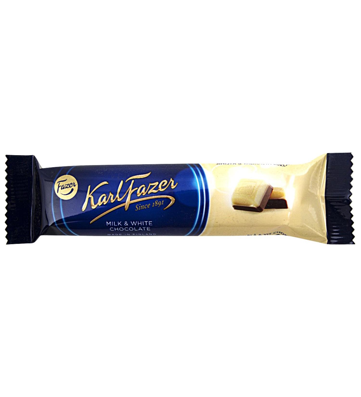 Fazer Make Milk Chocolate & White 'Blue' (38g)