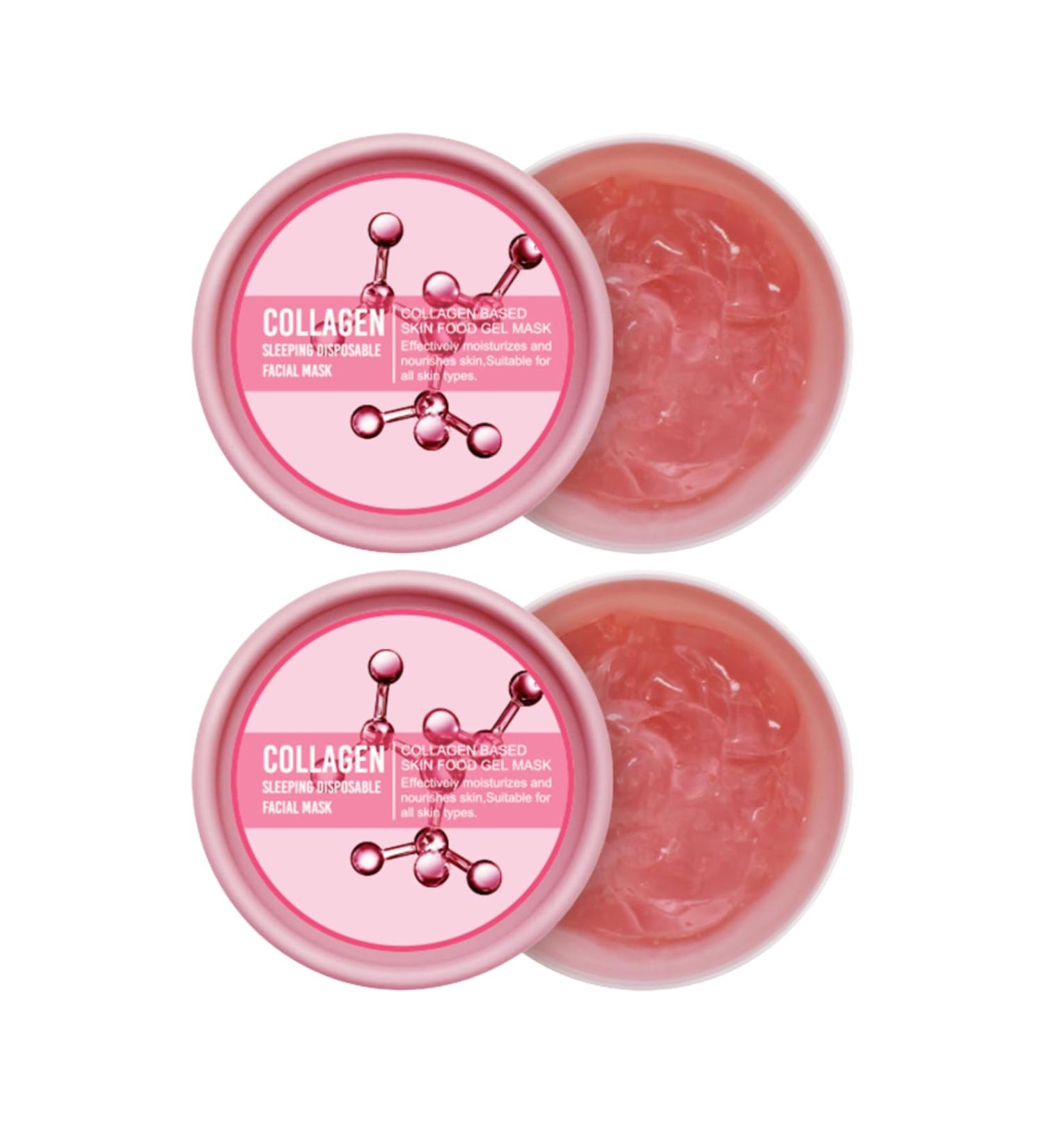 Collagen Face Mask - Face Masks Beauty - Sleeping Face Mask for women - Overnight Face Mask Skin Care - Improve Face Care - Smooth and Brightening - Buy Online on GoSupps.com