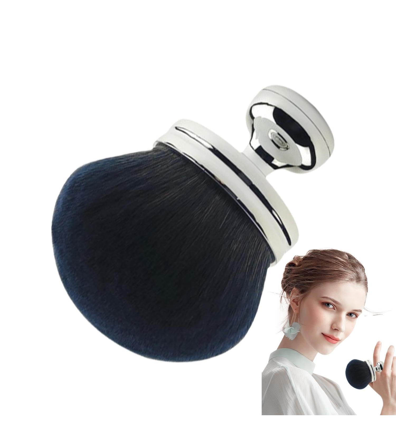 Powder Brush Synthetic Bristles Makeup Blush for Face Portable Loose Powder Brush Soft and Gentle Application Makeup Tool Ideal for Adults Girls Women Daily Makeup Routine - Buy Online on GoSupps.com