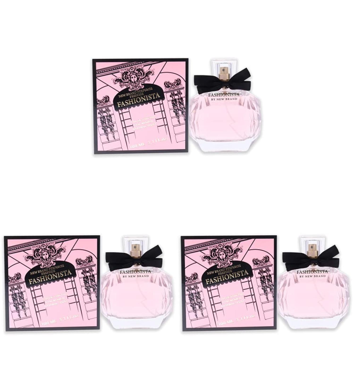 New Brand Perfumes Fashionista EDP Spray Women 3.3 oz (sem numero) (Pack of 3) - Buy Online on GoSupps.com