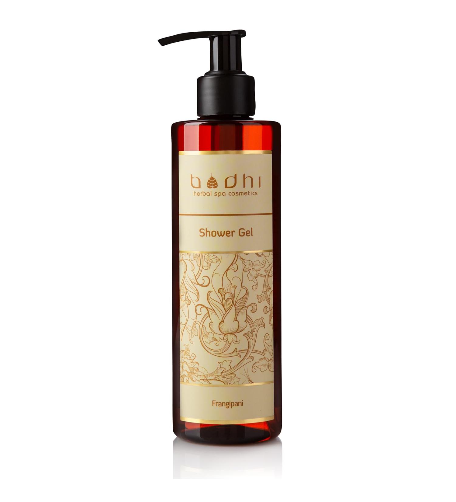 BODHI Gel douche nettoyant doux au frangipanier 250 ml pour femme avec un beau parfum floral de Plumeria Alba 98 % naturel et v g talien - Buy Online on GoSupps.com