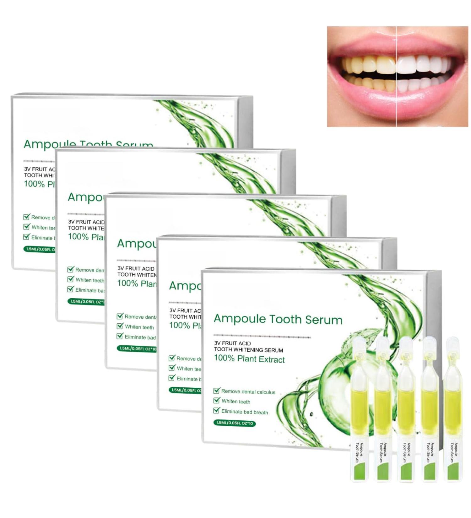 Whitening Toothpaste Ampoule Teeth Whitening Essence 3V Fruit Acid Teeth Whitening Essence Rinse-Free Fresh Breath Remove Tooth Stains Fresh Breath - Buy Online on GoSupps.com