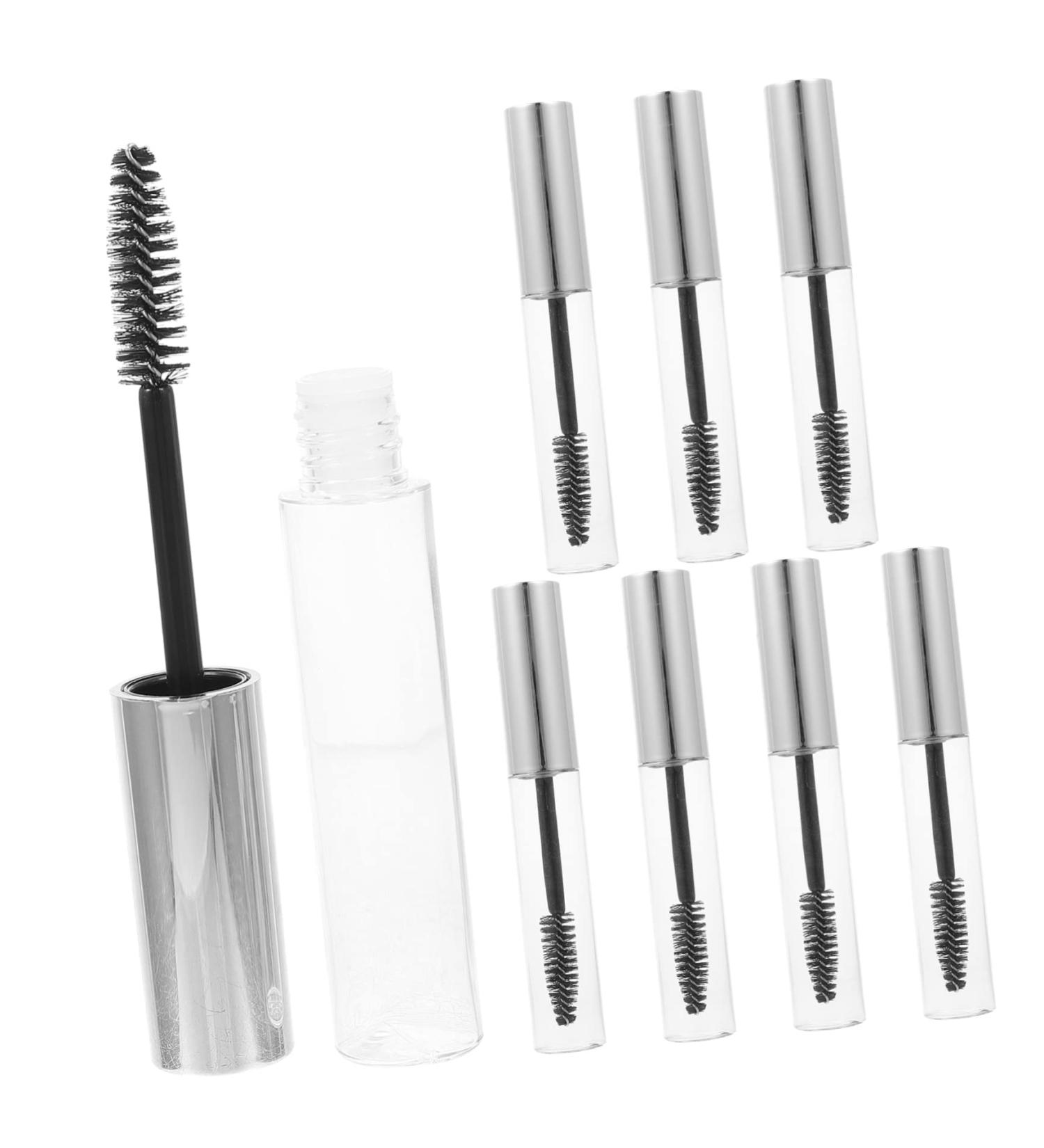Beatifufu 8pcs Mascara Empty Tube Clear Mascara Empty Eyelash Tube Empty Mascara Tubes Girl Eyelash Brush Mini - Buy Online on GoSupps.com