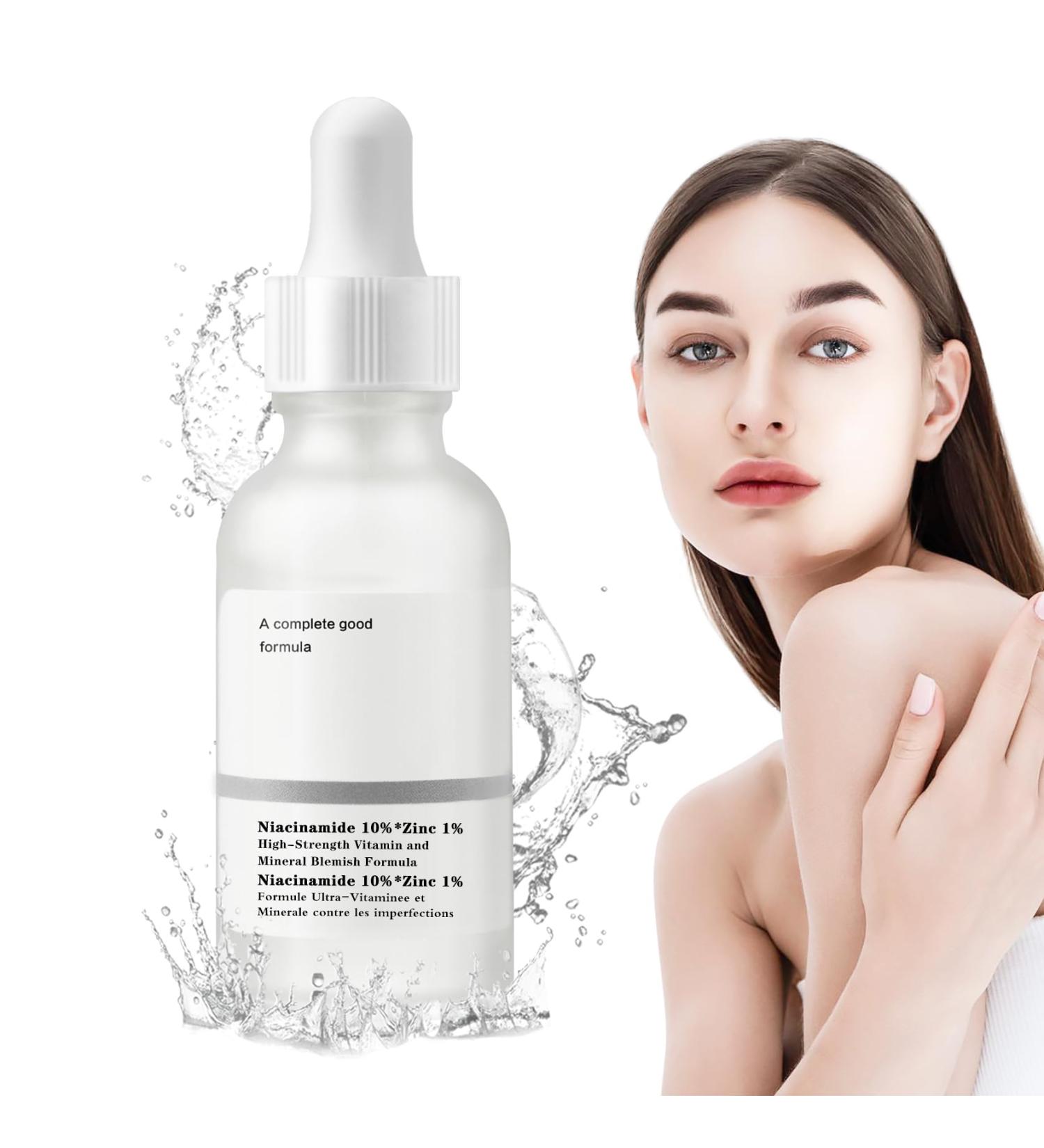 Niacinamide 10% + Zinc 1% Serum for Face - Oil Control & Pore Reducing Moisturizer for Women (30ML - Buy Online on GoSupps.com