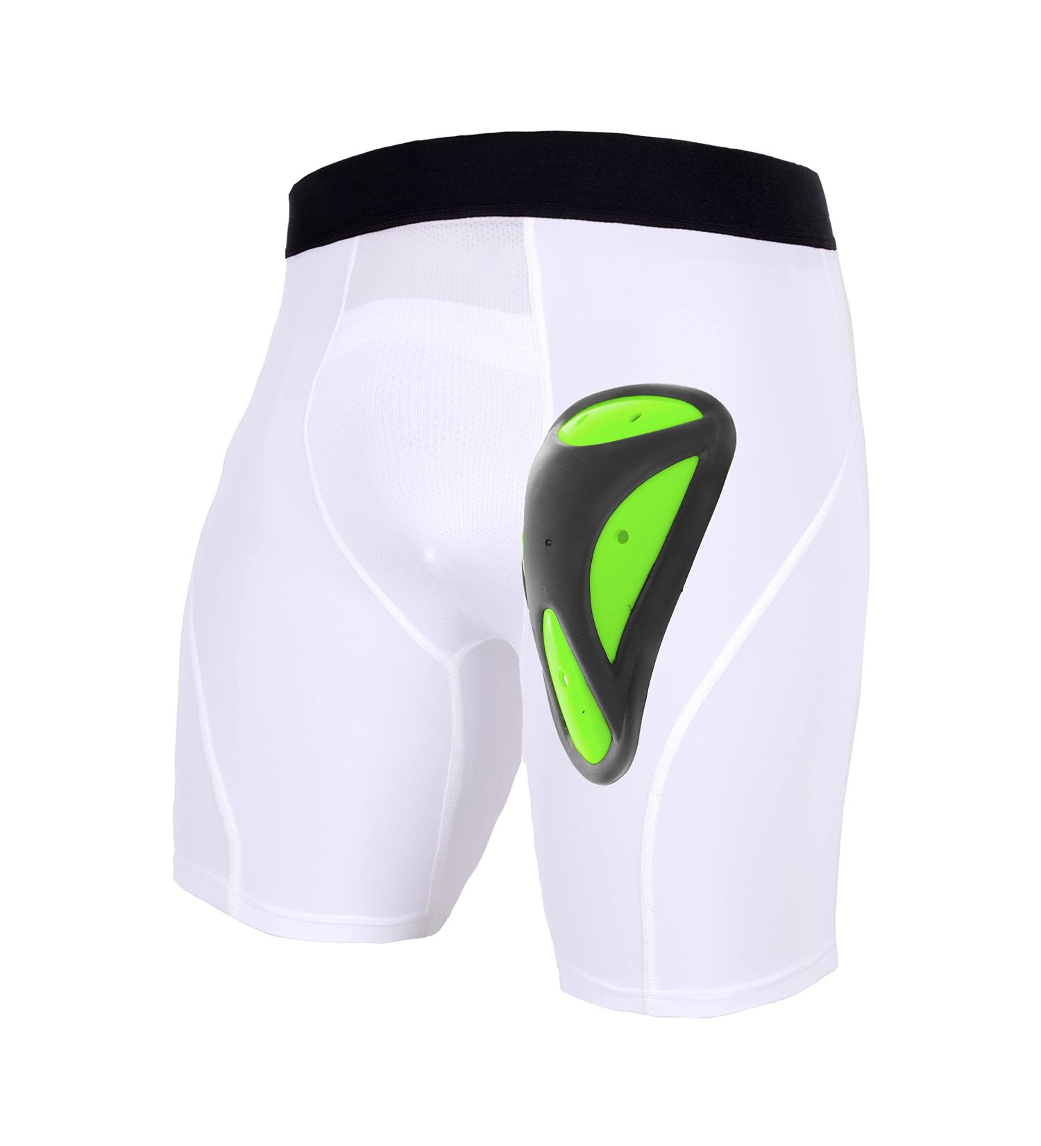 XELORNA Boys Compression Shorts with Protective Shell | Children's Slide Shorts & Groin Guard for Baseball Football Hockey - Shop Now! - Buy Online on GoSupps.com