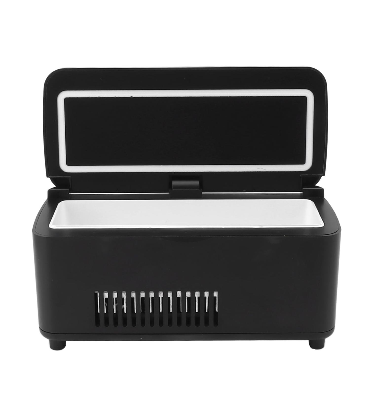 Portable Insulin Cooler & Refrigerator Box - Compact Freezer for Travel | Black US Plug - Buy Online on GoSupps.com