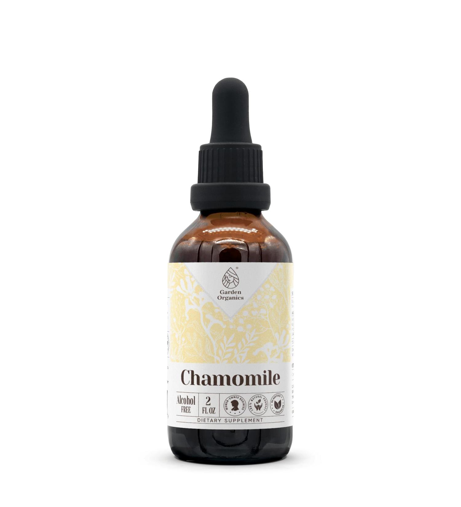 Chamomile Alcohol-Free Natural Tincture Extract Immune System Booster Liquid Drops Made from 100% Chamomile (Matricaria recutita) Dried Flower (2 fl oz) 2 Fl Oz (Pack of 1) - Buy Online on GoSupps.com
