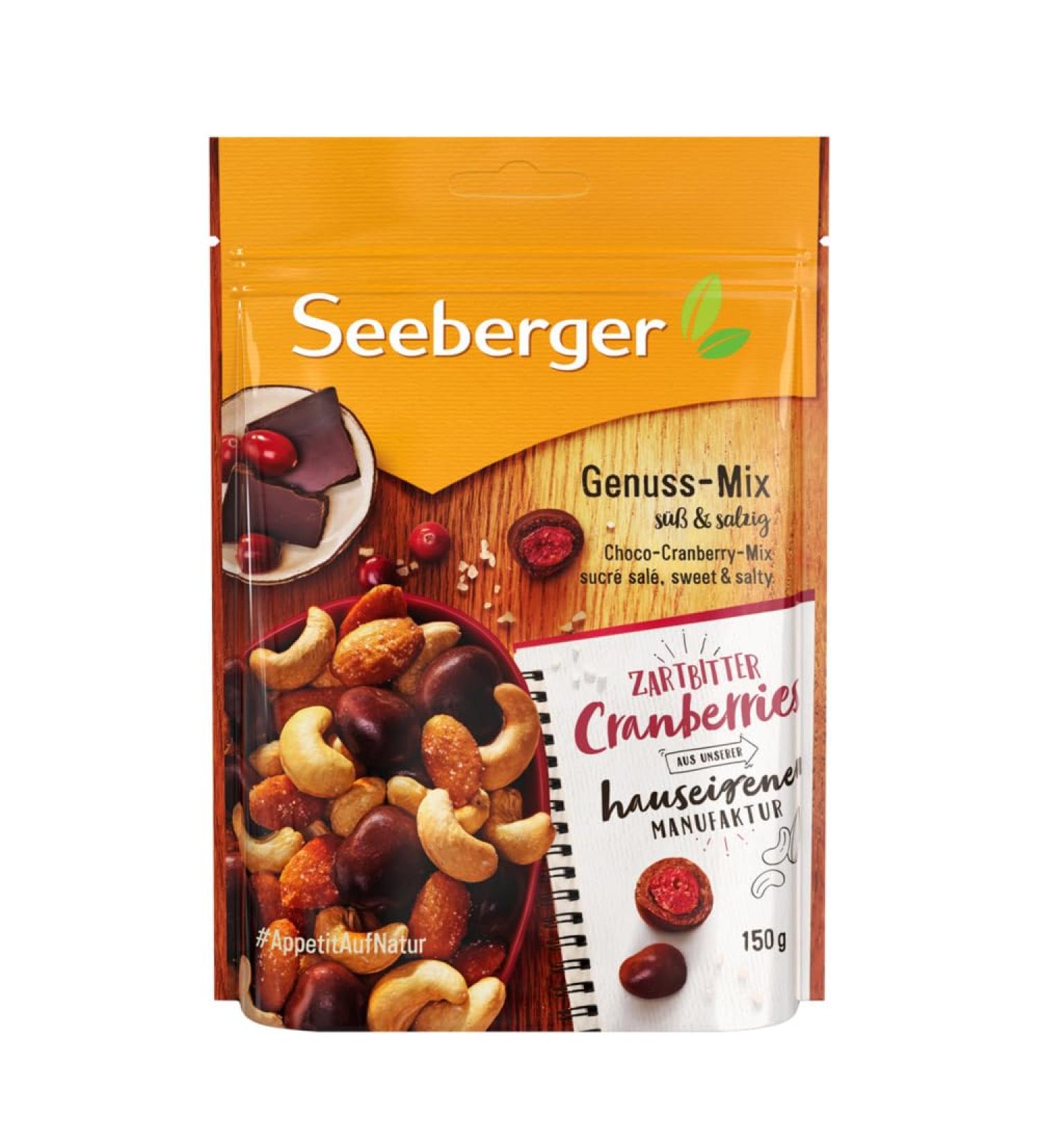 Seeberger Chocolate-cranberry mix 150 g