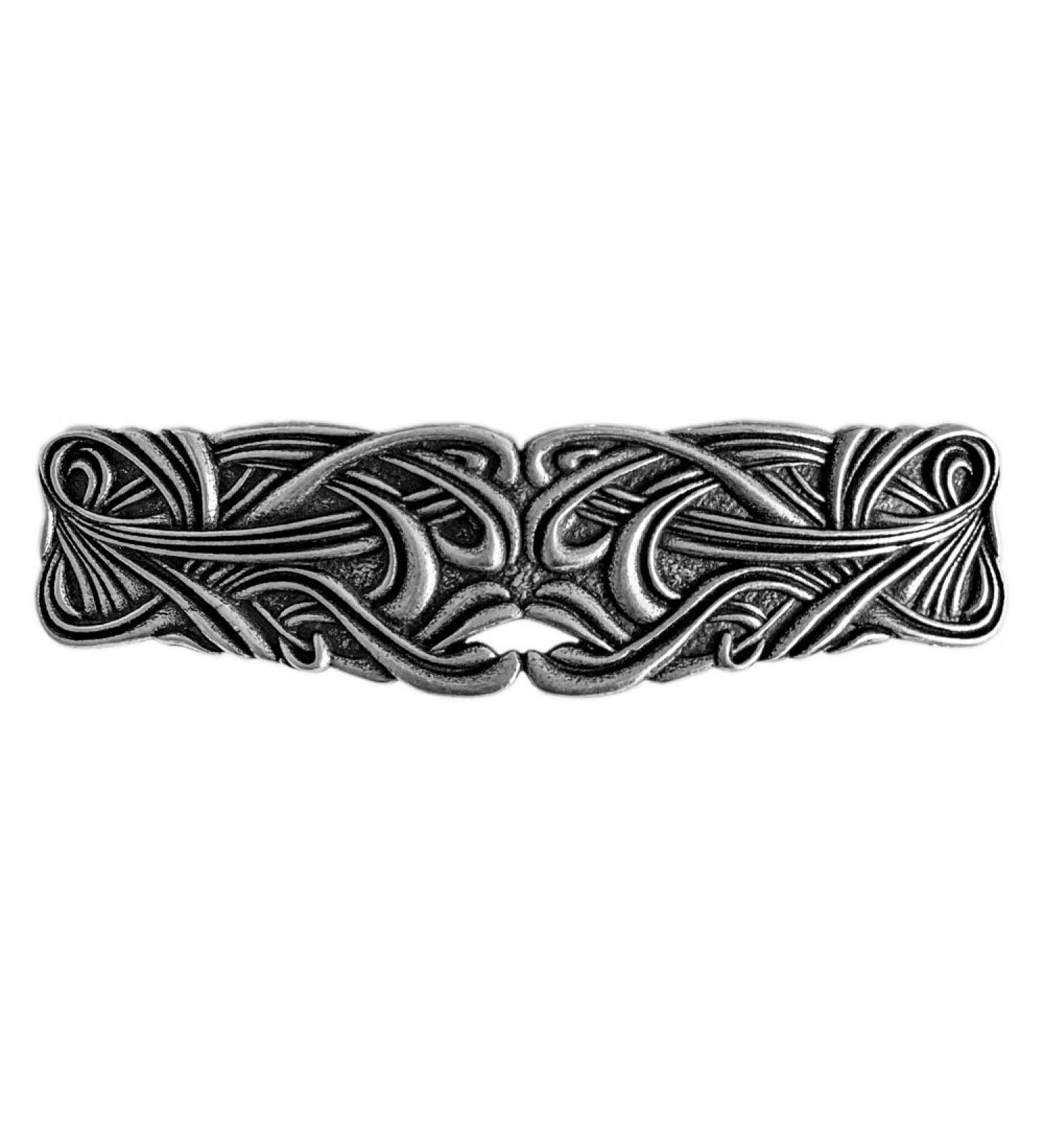 XL Hand Crafted Art Nouveau Swirl Hair Clip with 100mm French Clip by Oberon Design - Buy Online on GoSupps.com