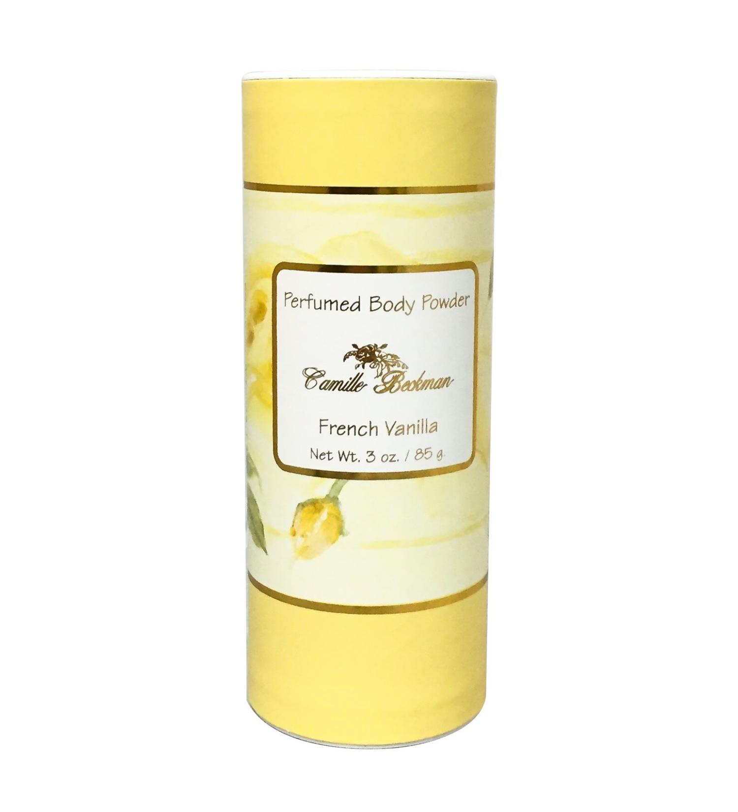 Camille Beckman Perfumed Body Powder - French Vanilla - 3 oz | Luxurious Scented Powder - Buy Online on GoSupps.com