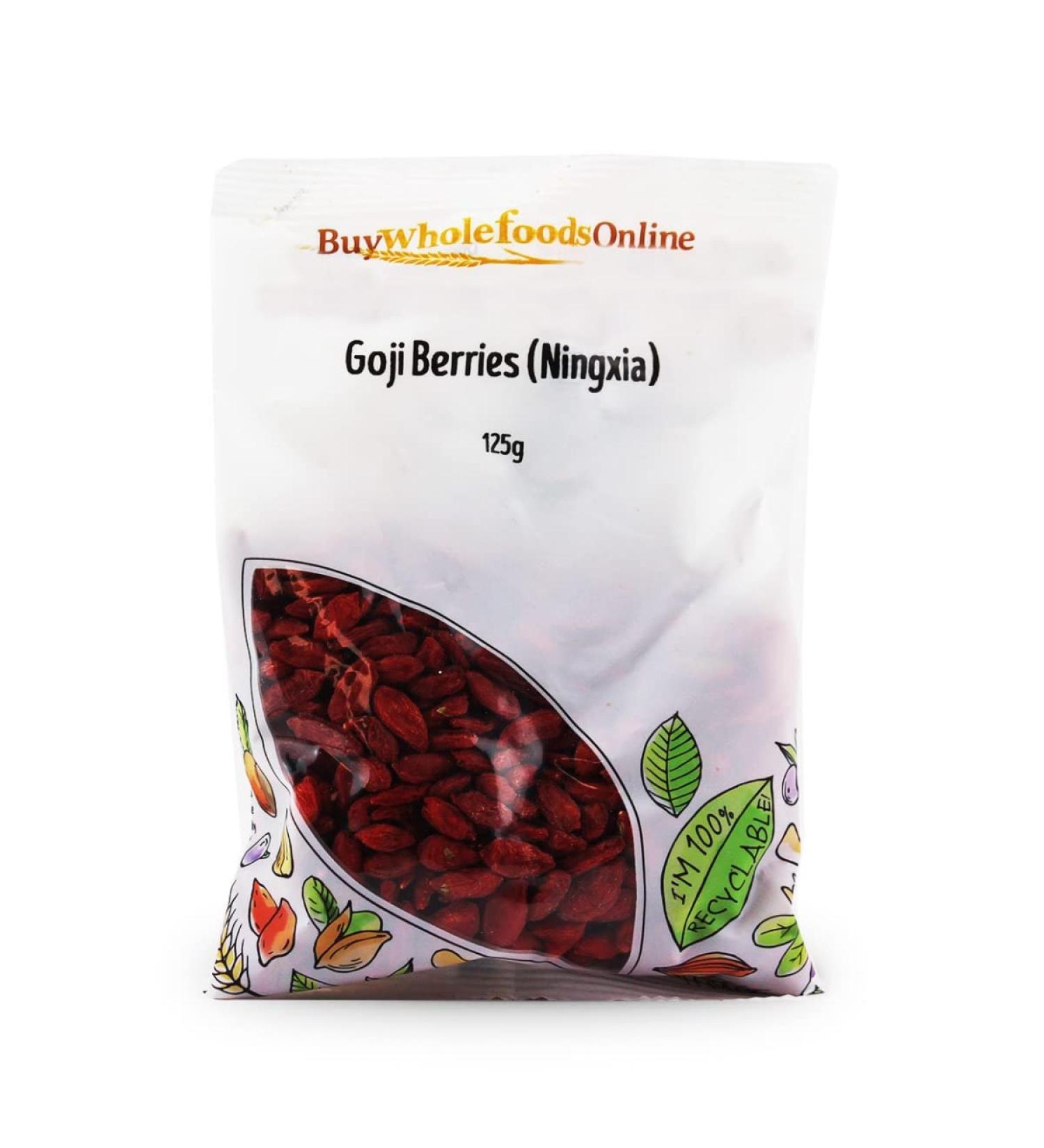 Goji Berries (Ningxia) 125g (BWFO) - Buy Online on GoSupps.com
