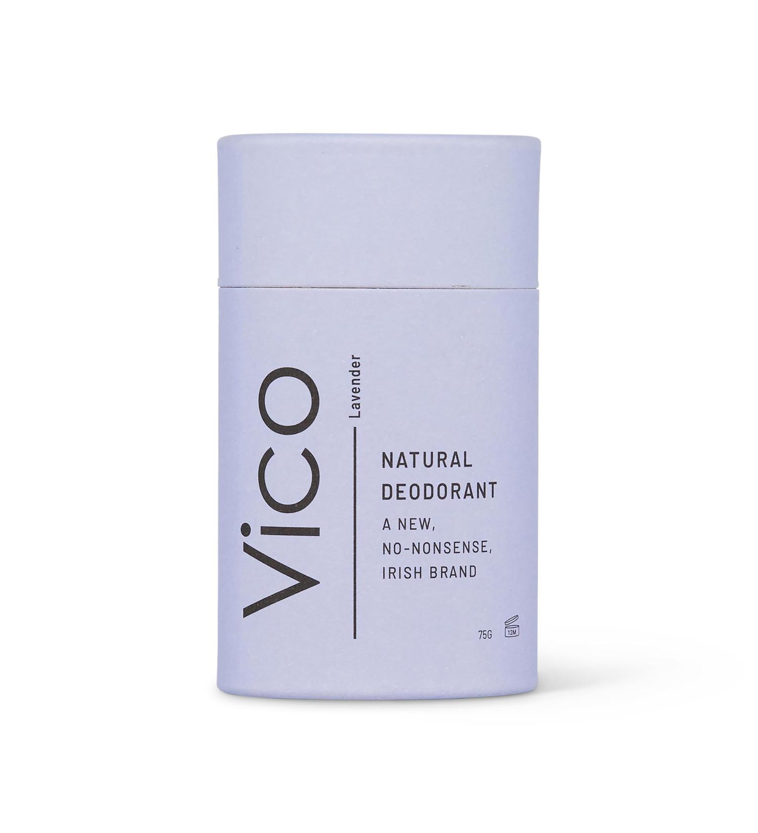 Vico Natural Plastic Free Deodorant Stick 2.65 Oz Lavender - Effective Odor Protection Plastic Free Vegan Cruelty Free Unisex Men Women Lavender 1 Pack - Buy Online on GoSupps.com