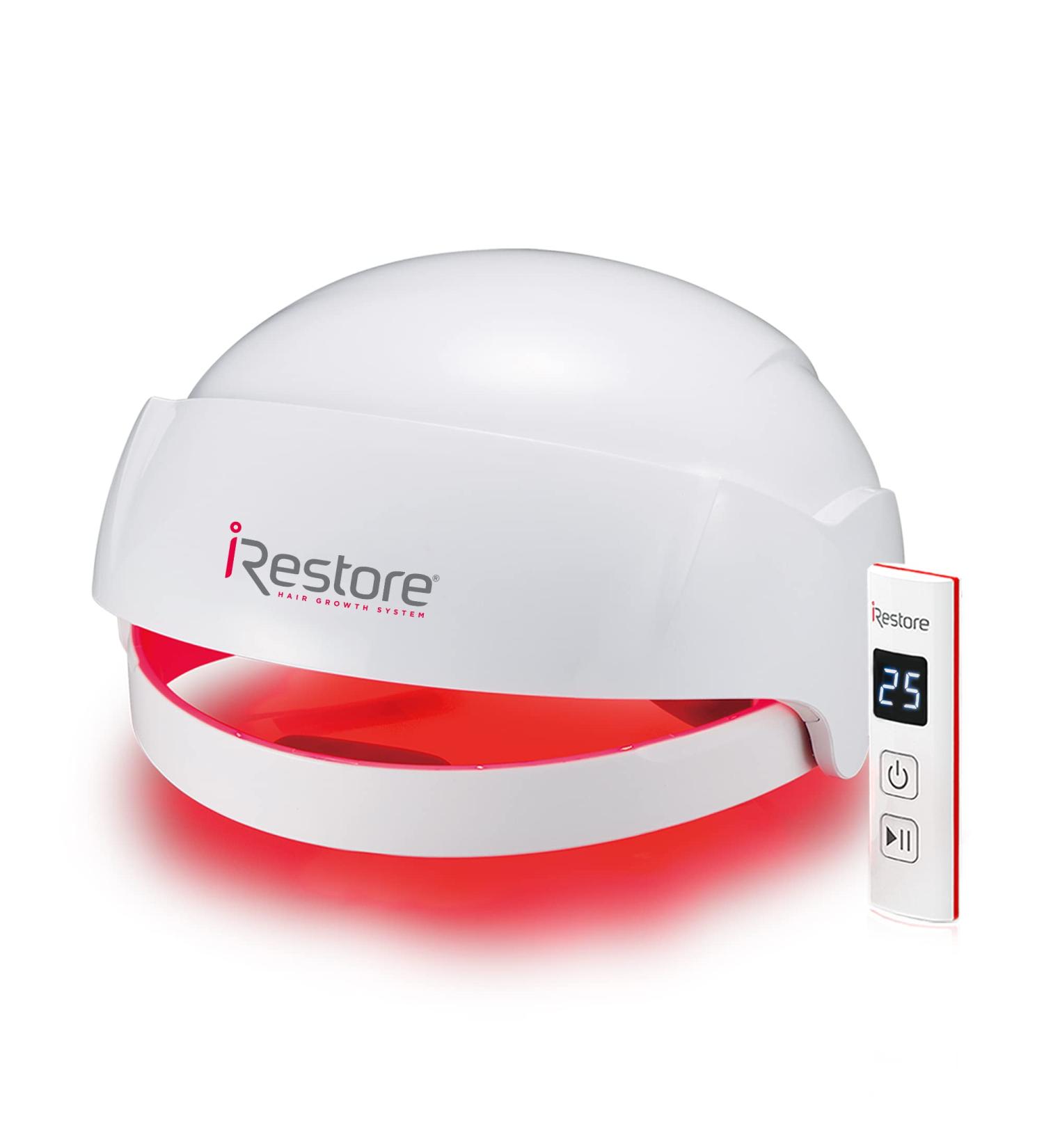 iRestore Essential Laser Hair Growth System - FDA Cleared Hair Loss Treatments for Men & Women | Hair Regrowth Laser Cap & Red Light Therapy - Buy Online on GoSupps.com