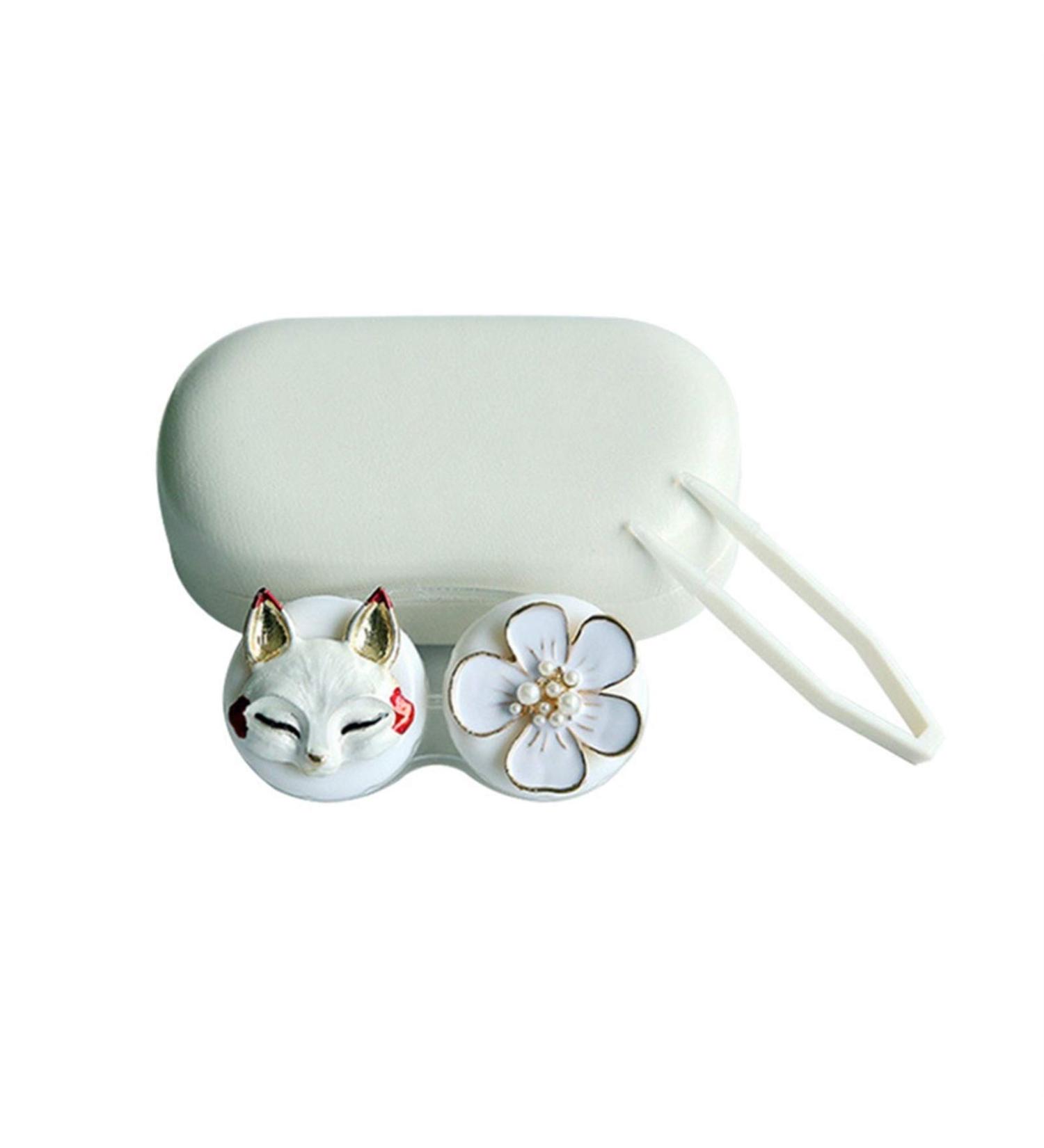 Lentil Storage & Cartoon Animal Contact Lens Containers | Cute Plastic Mini Boxes for Hard Lenses - Buy Online on GoSupps.com