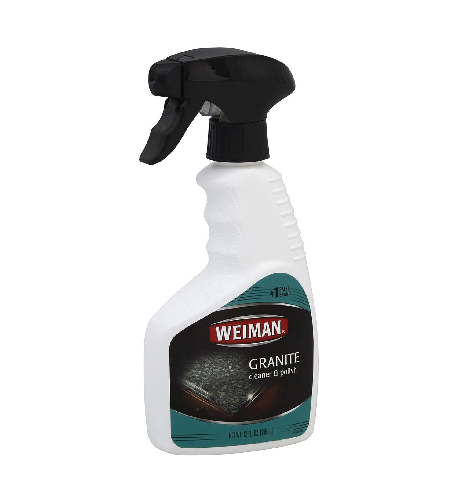 Weiman Granite Cleaner & Polish Spray, 12 Ounce - 6 per case.