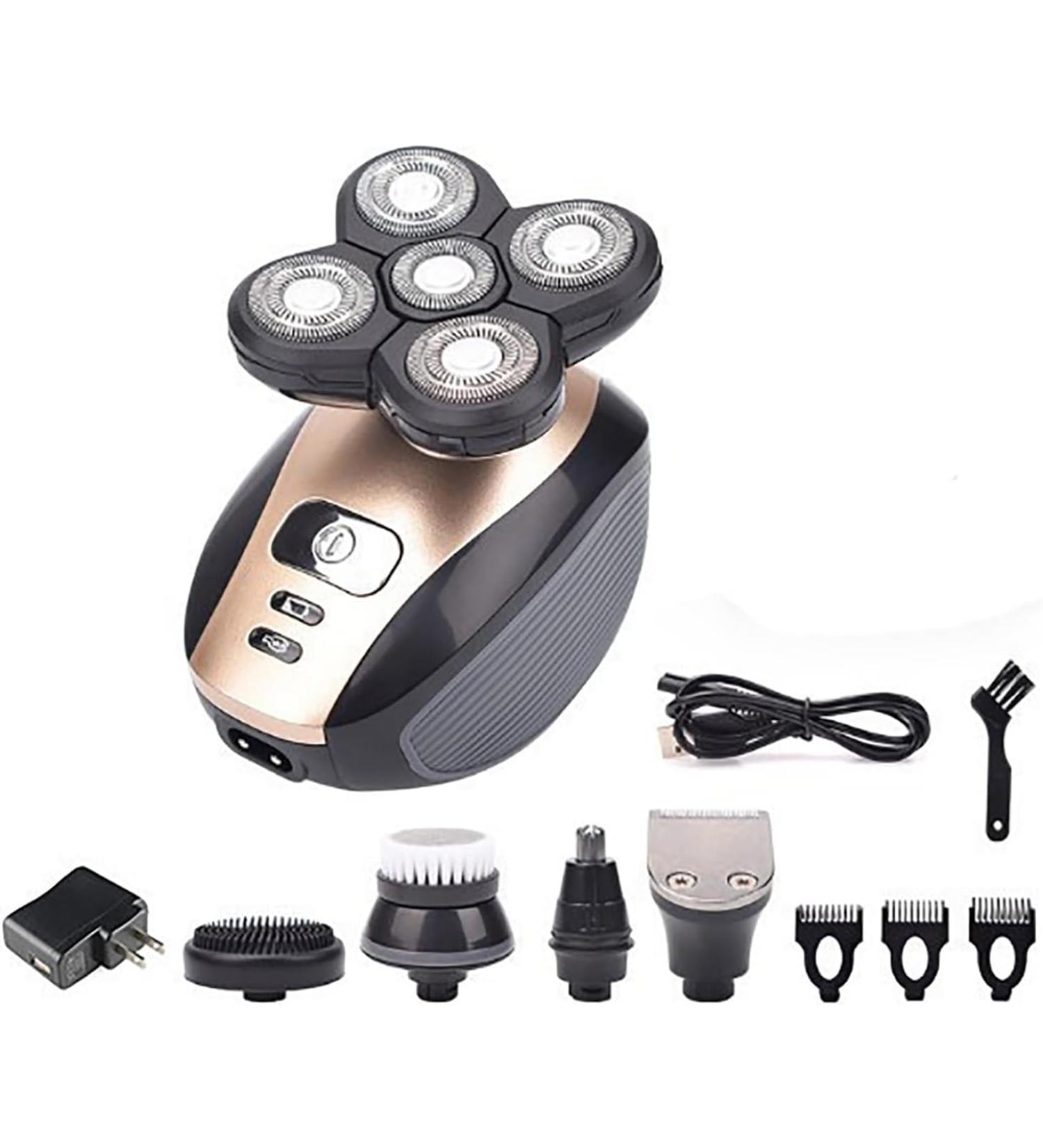 Buy Lumivyx 4D 360 Head Shaver - 5 in 1 Electric Shaver for Men Portable & Waterproof Best Bald Head Clipper - Buy Online on GoSupps.com