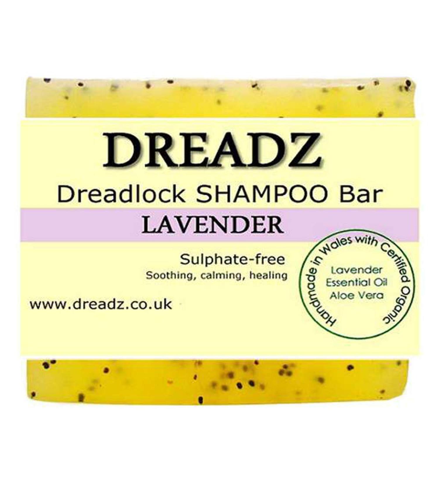 Dreadz Lavender Dreadlock Shampoo Bar (85gm) - Natural Handmade Residue-Free Dread Soap for both Dreads Hair and Body
