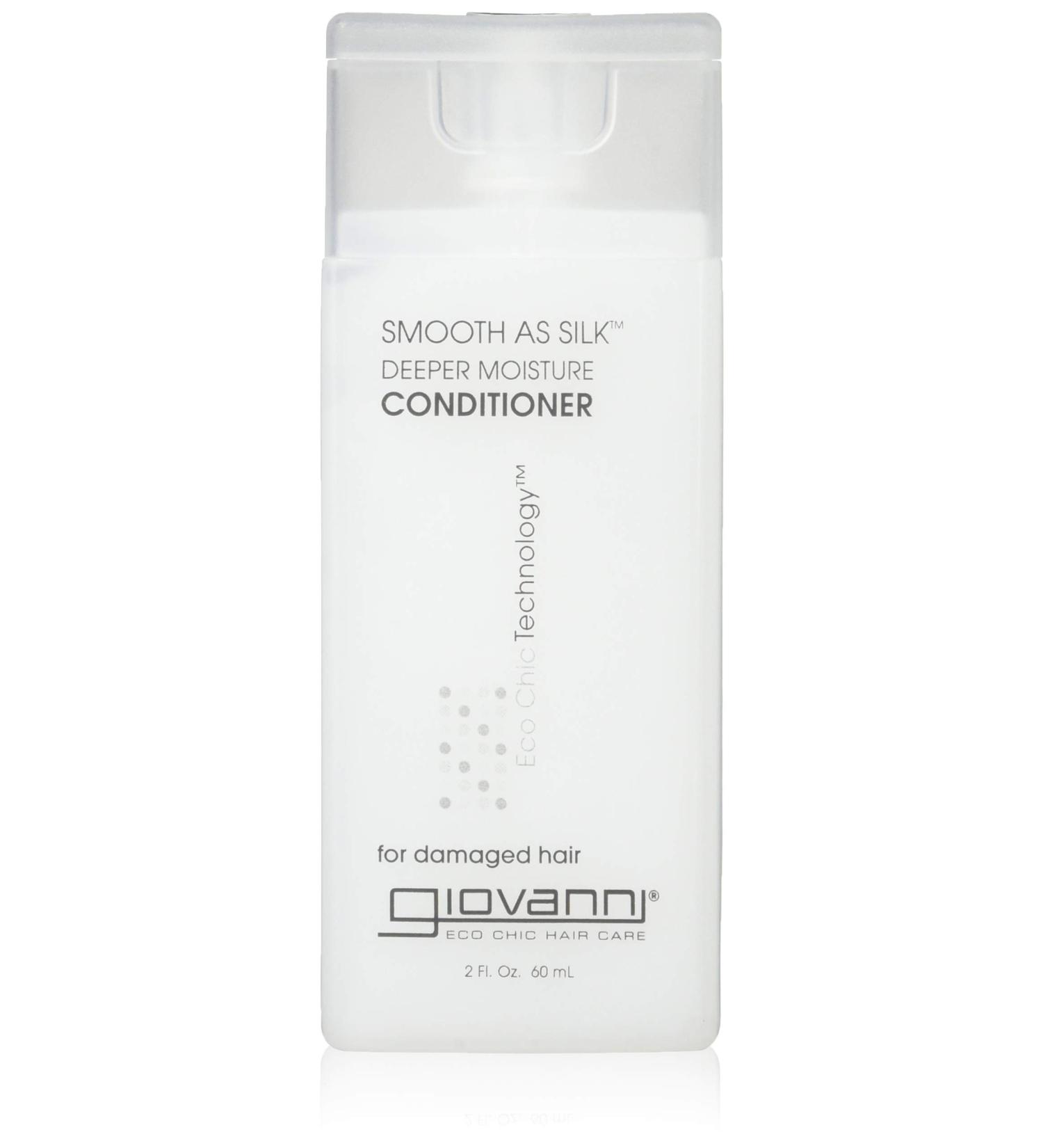 Giovanni Smooth As Silk Deeper Moisture Conditioner for Damaged Hair - 2 fl oz (60 ml) - Buy Online on GoSupps.com