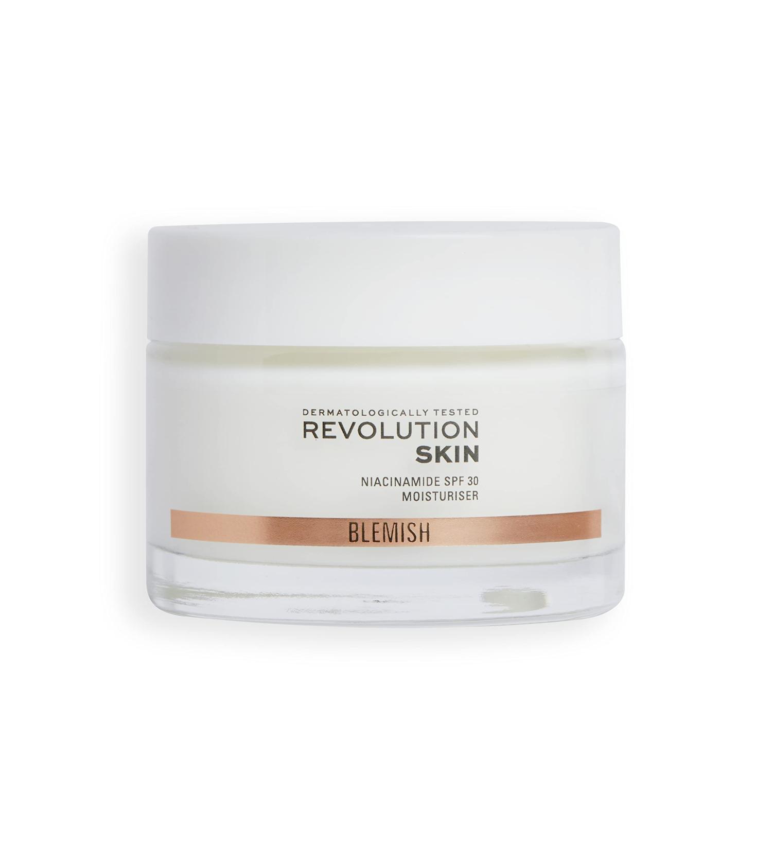 Revolution Skincare London SPF30 Mattifying Moisture Cream 50ml - Niacinamide, Fragrance-Free - Buy Online on GoSupps.com