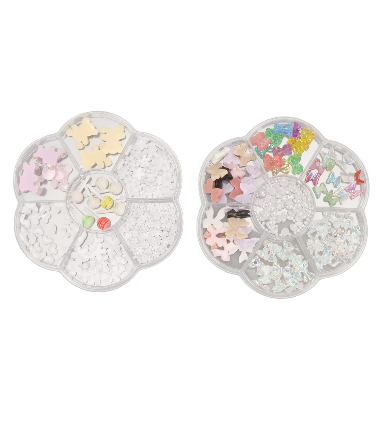 Colorful Resin Nail Crystal Rhinestones Shiny Multiple Sizes Portable for Daily Work Travel - Buy Online on GoSupps.com