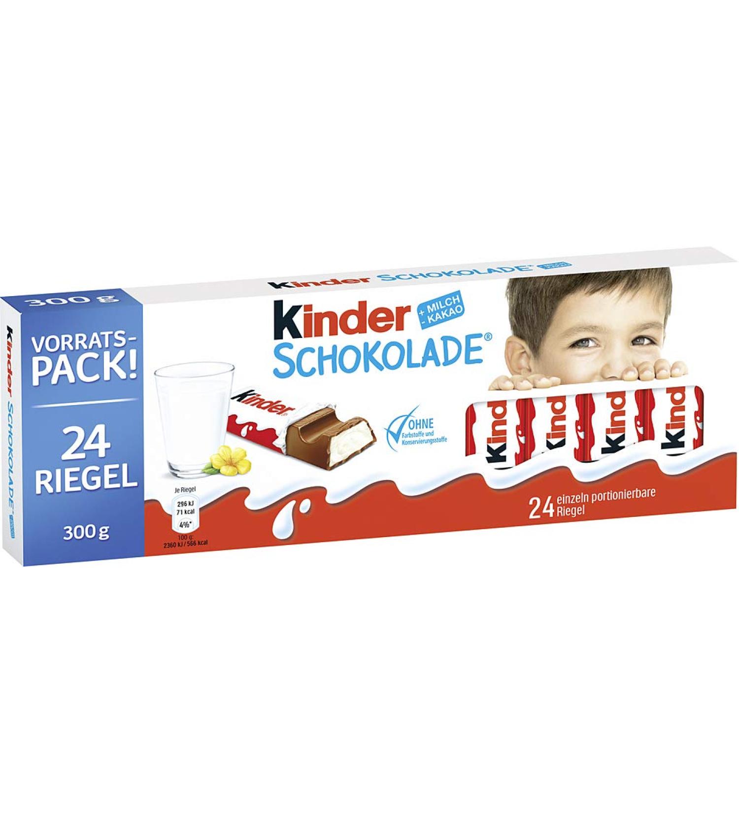 Buy Kinder Chocolate 300g - 24 Pieces (1 Pack) | International Shipping Available - Buy Online on GoSupps.com