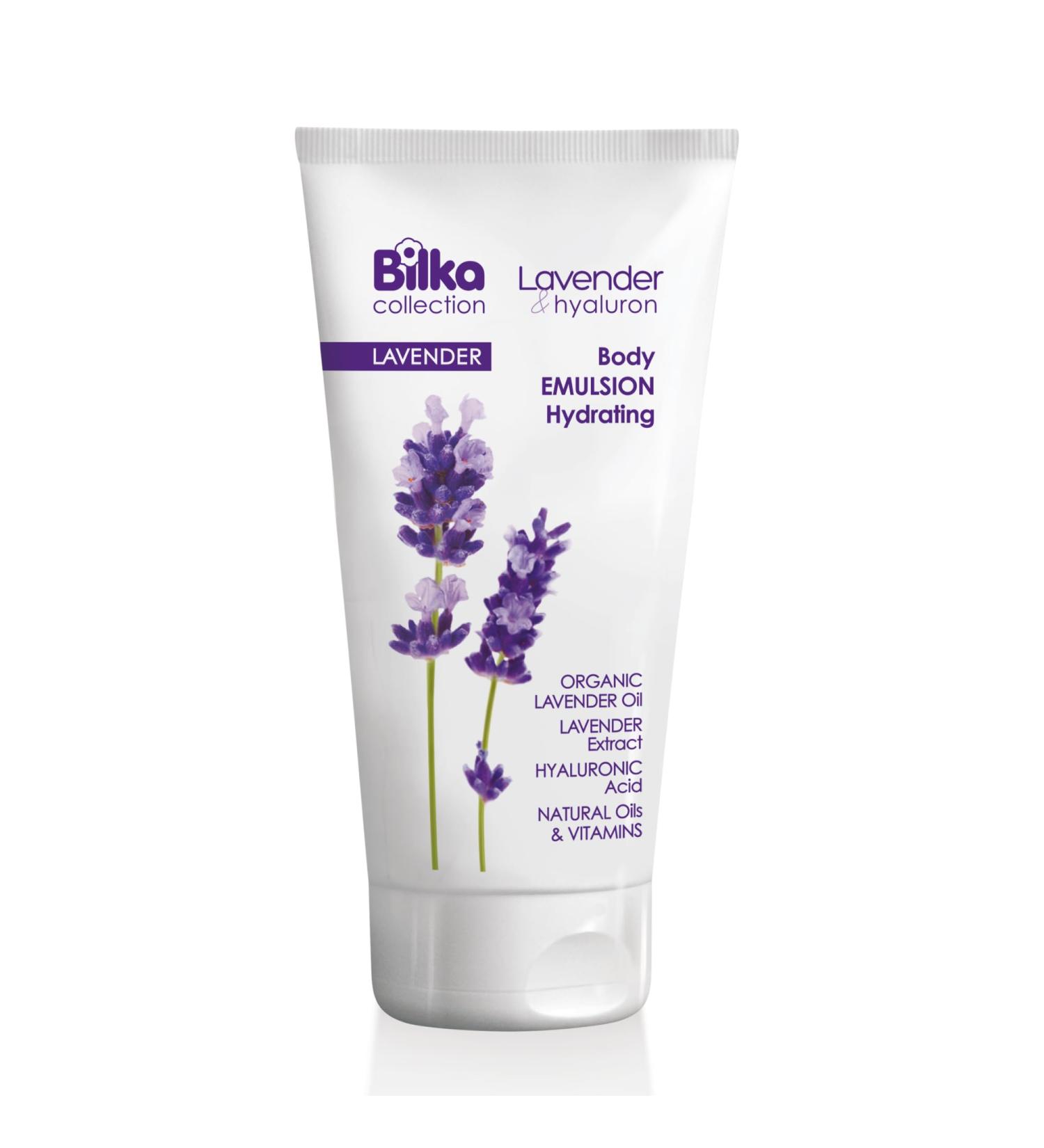  Bilka Collection Lavender & Hyaluron Body Emulsion Hydrating Moisturizing Body Lotion with Lavender Oil Hyaluronic Acid & Shea Butter 200ml - Buy Online on GoSupps.com