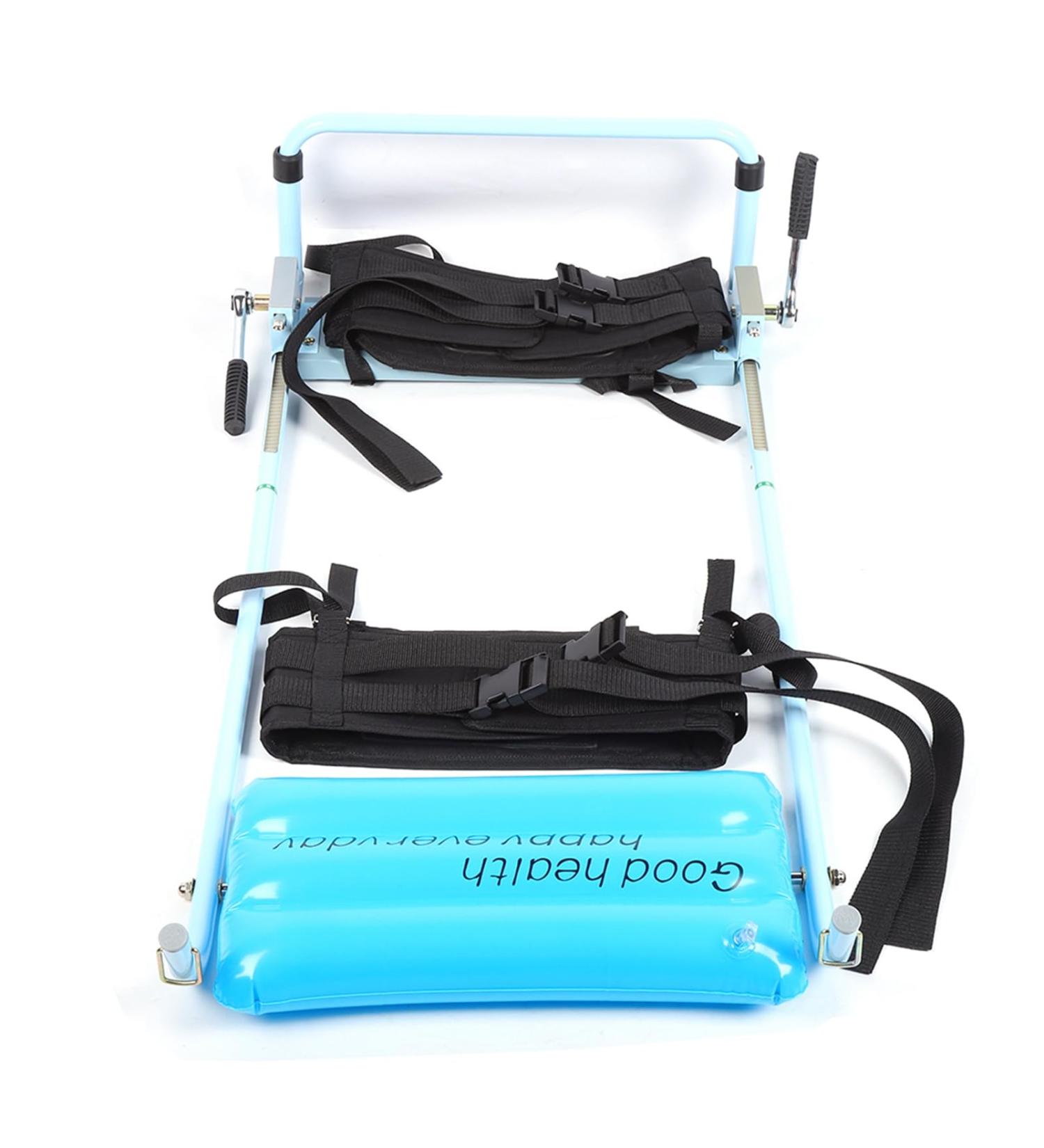 NATUDECO Traction Bed for Lumbar & Cervical Spine Relief | Relaxation Massage Device with Air Cushion Waist Belt - Buy Online on GoSupps.com