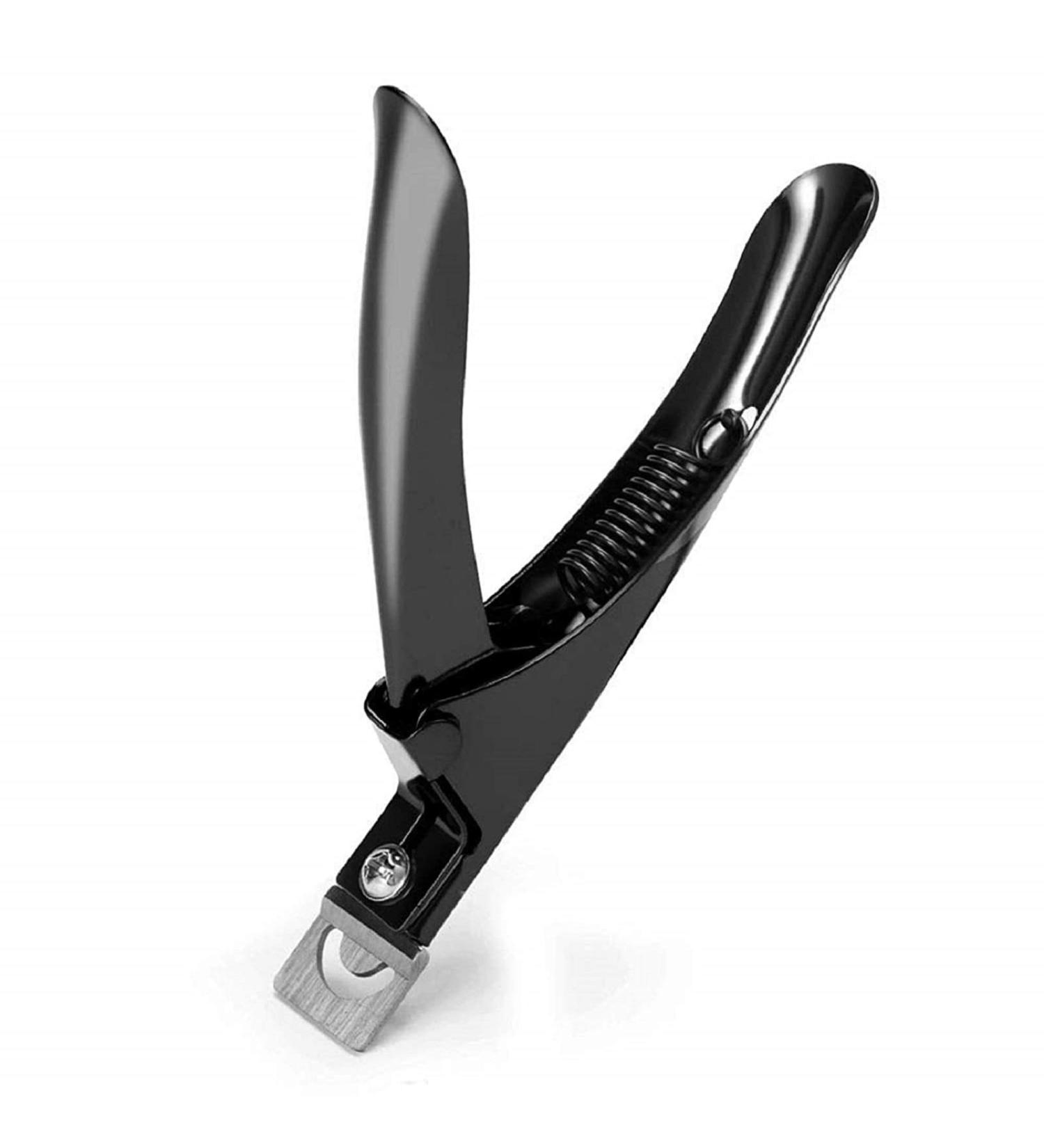 MELODYSUSIE Professional Nail Clippers for Acrylic False Nails - Rustproof Tip Cutters for Manicure Pedicure - Sharp Nail Care Tool, Black S (1 Pack) - Buy Online on GoSupps.com