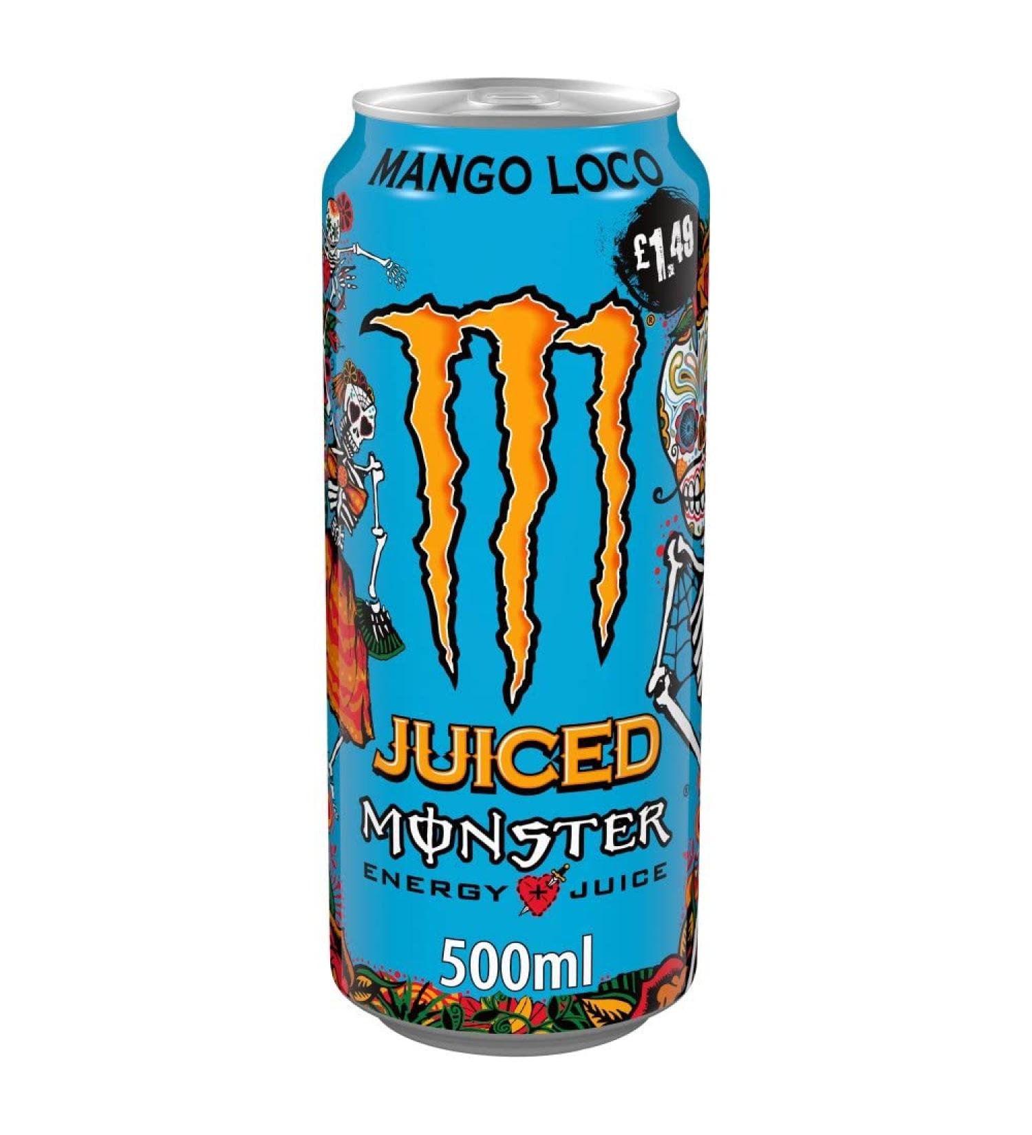 Monster Juiced Energy Juiced Mango Loco - Energy drink 0.50 liters 1 piece