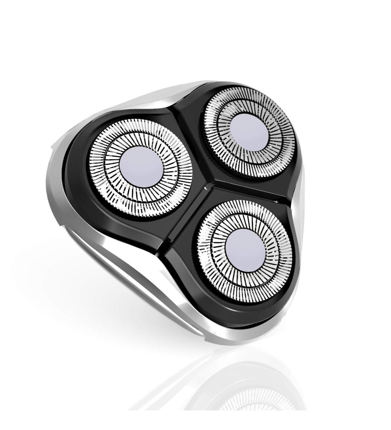 MAX-T Electric Shaver Replacement Heads for RM 8101 - High-Quality Shaving Heads in White | International Shipping Available - Buy Online on GoSupps.com