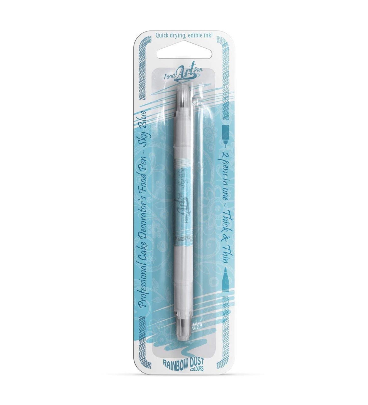 Professional Cake Decorators Double Ended Food Art Pen - Sky Blue