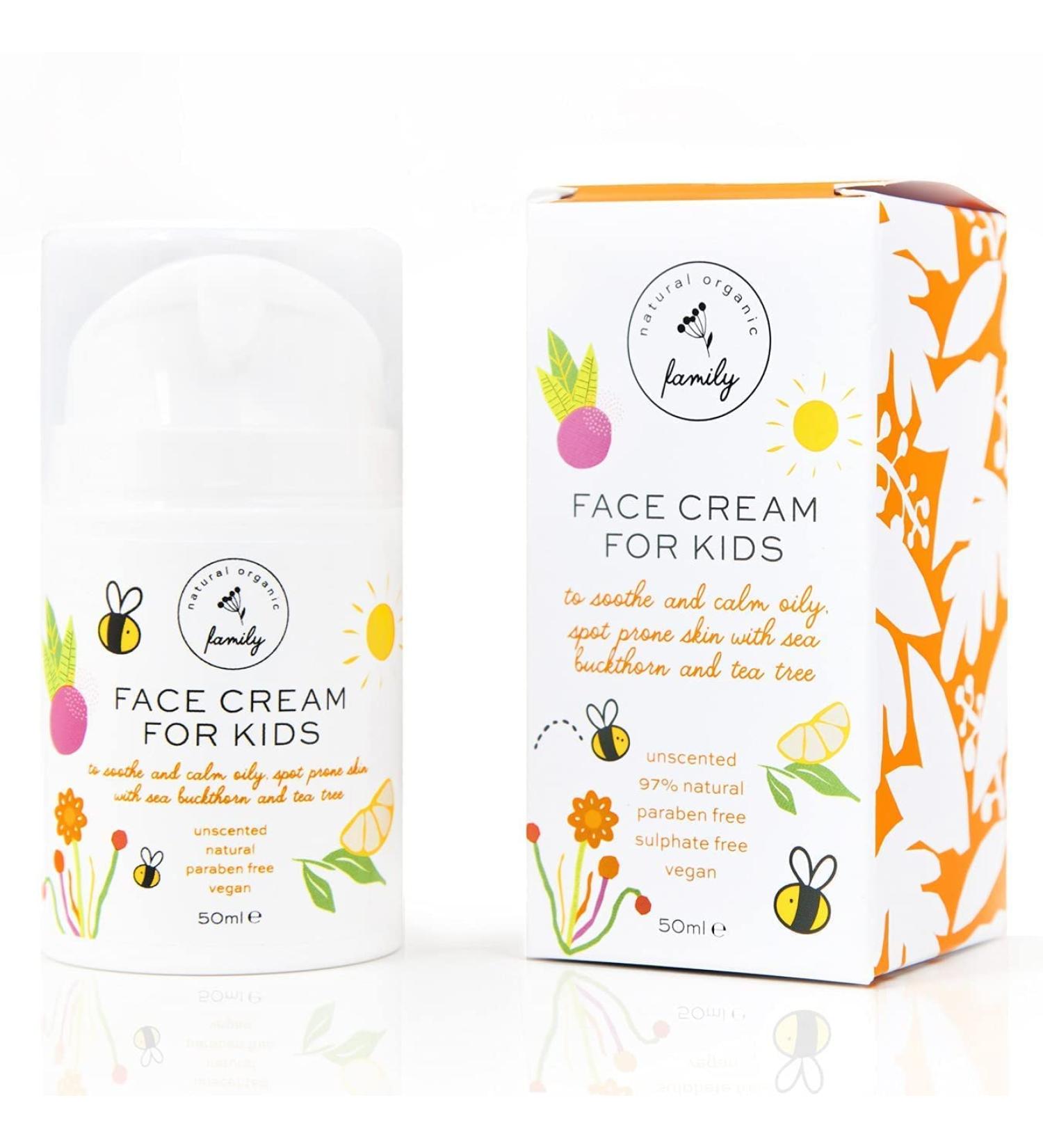 Kids Acne Treatment Face Cream for Normal to Oily Skin | Nourishing & Calming | Unscented, Paraben & Sulfate-Free | Natural & Vegan | All Skin Types - Buy Online on GoSupps.com