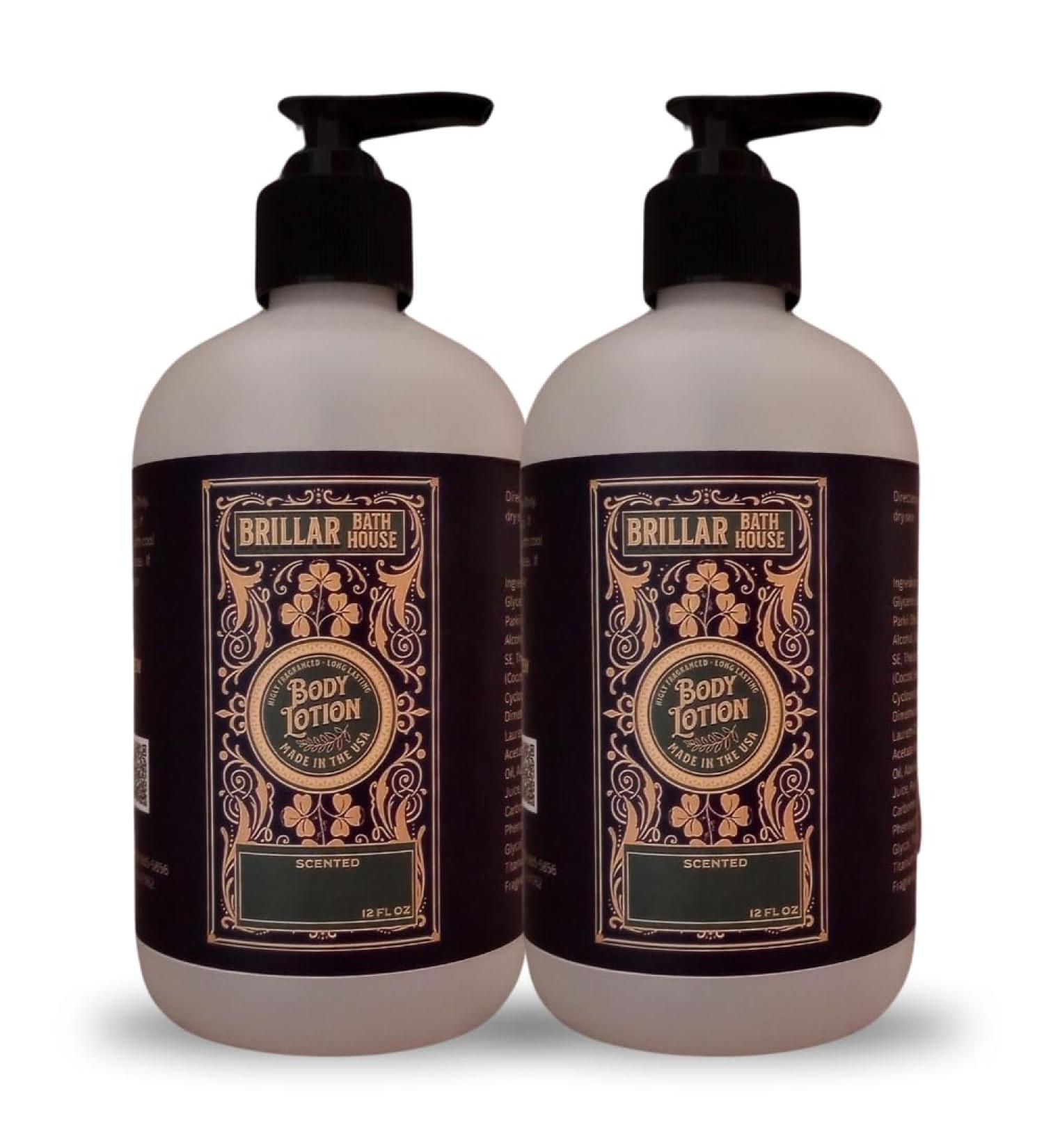 Brillar Bath House Caramel Woods Scented Shimmering Body Lotion 12 Oz (2 Pack) - Buy Online on GoSupps.com