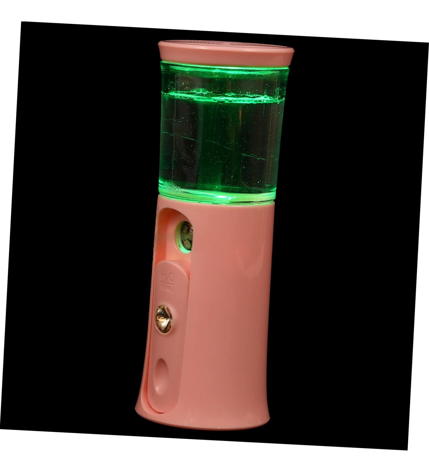 BELLIFFY 1 Set Hydrating Instrument Hydrating Mister Face Steamer Portable Humidifiers Handy Sprayer Abs Pink 12X4.5X4.3cm - Buy Online on GoSupps.com