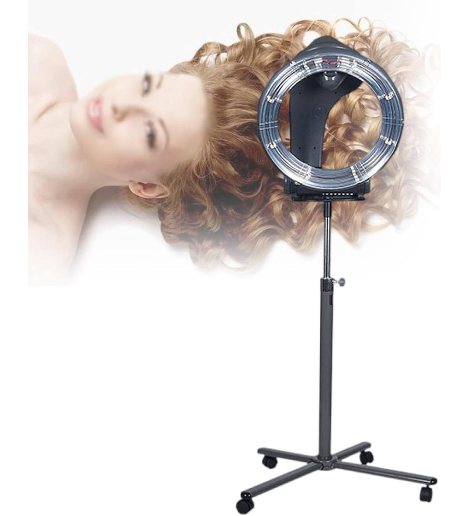 Hair Dryer Wall-Mount Infrared Hair Steamer Hair Colour Processor Heater with Adjustable Timer and Temperature Stand Up Hair Dryer 1200w A () - Buy Online on GoSupps.com