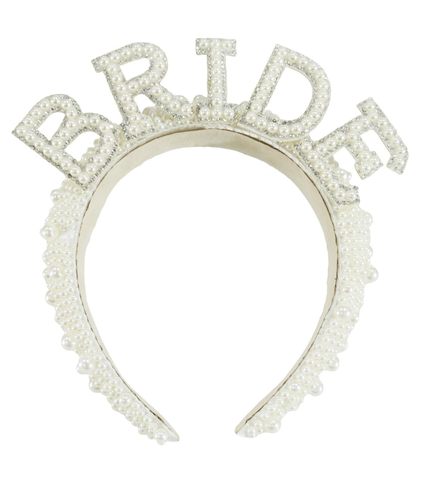 scicent Headband Glitter Padded White Pearls Embellished Hair Bands for Costume Shiny Jeweled Head Bands for Brides and Bridesmaid Fashion Beaded Hairband Wedding Hair Accessories for Women - 28810 - Buy Online on GoSupps.com