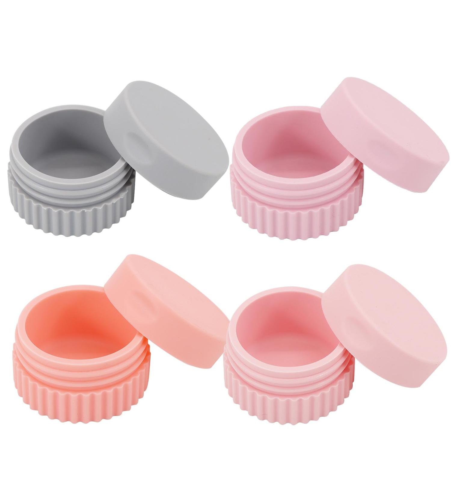 Small Cream Jars | Organizer Jar for Loose Powder - Leak-proof Toiletries Storage Jars for Cosmetics B - Buy Online on GoSupps.com