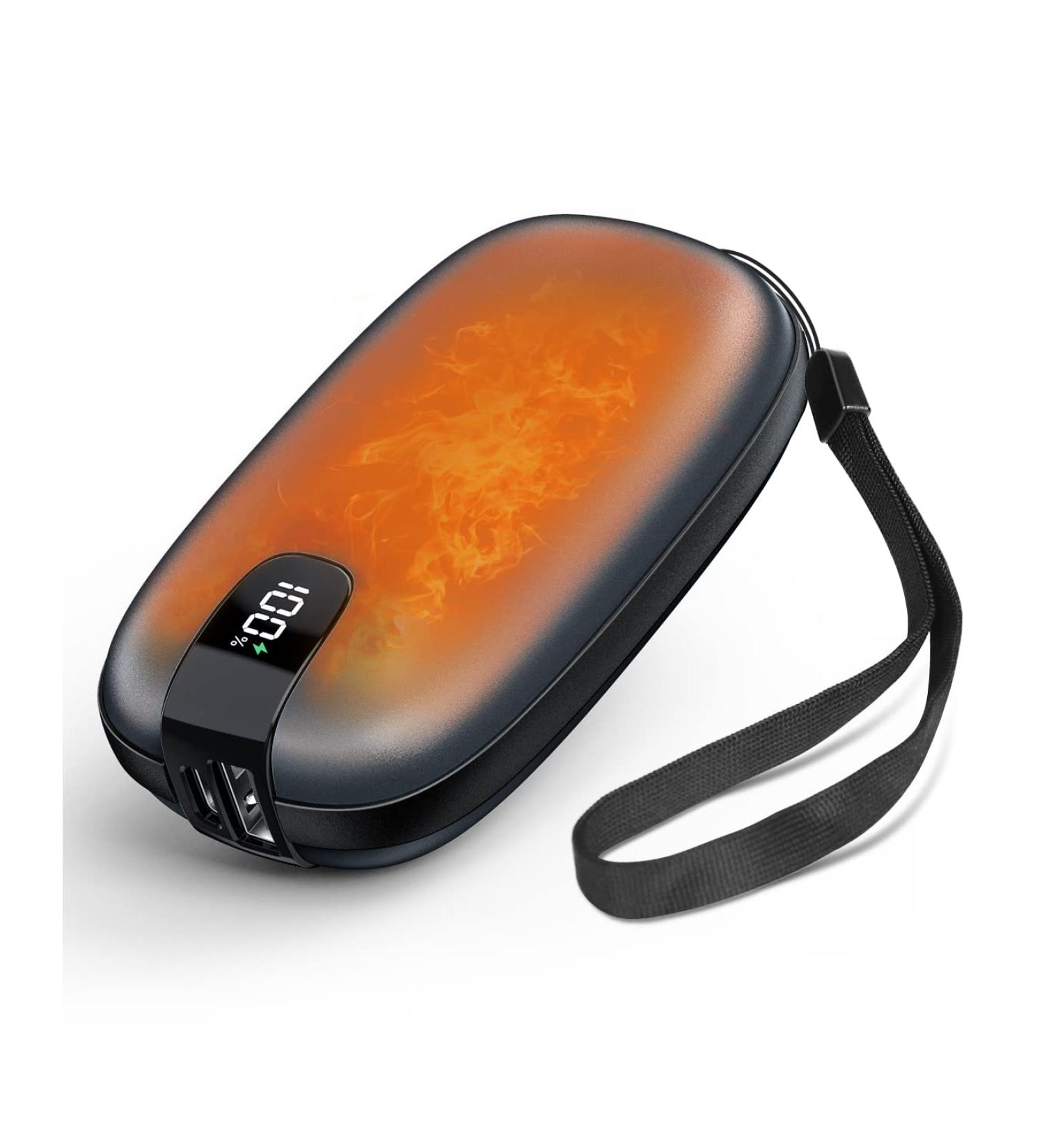 Faraday Hand Warmers 10000mAh Rechargeable Electric Hand Warmer | 3 Heating Levels | Portable & Long Lasting | Digital Display - Buy Online on GoSupps.com