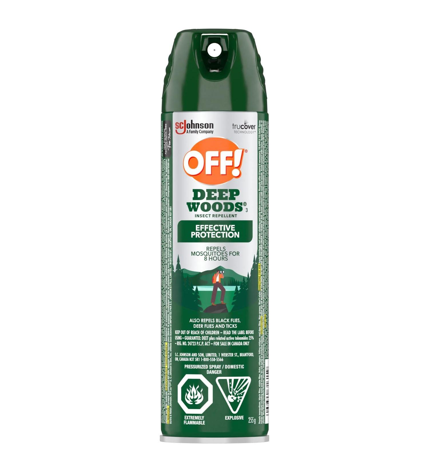 OFF! Deep Woods Insect and Mosquito Repellent Bug Spray for Camping Bug Repellent Safe for Clothing 255 g (Packaging May Vary) Mosquito Repellent 255g - Buy Online on GoSupps.com