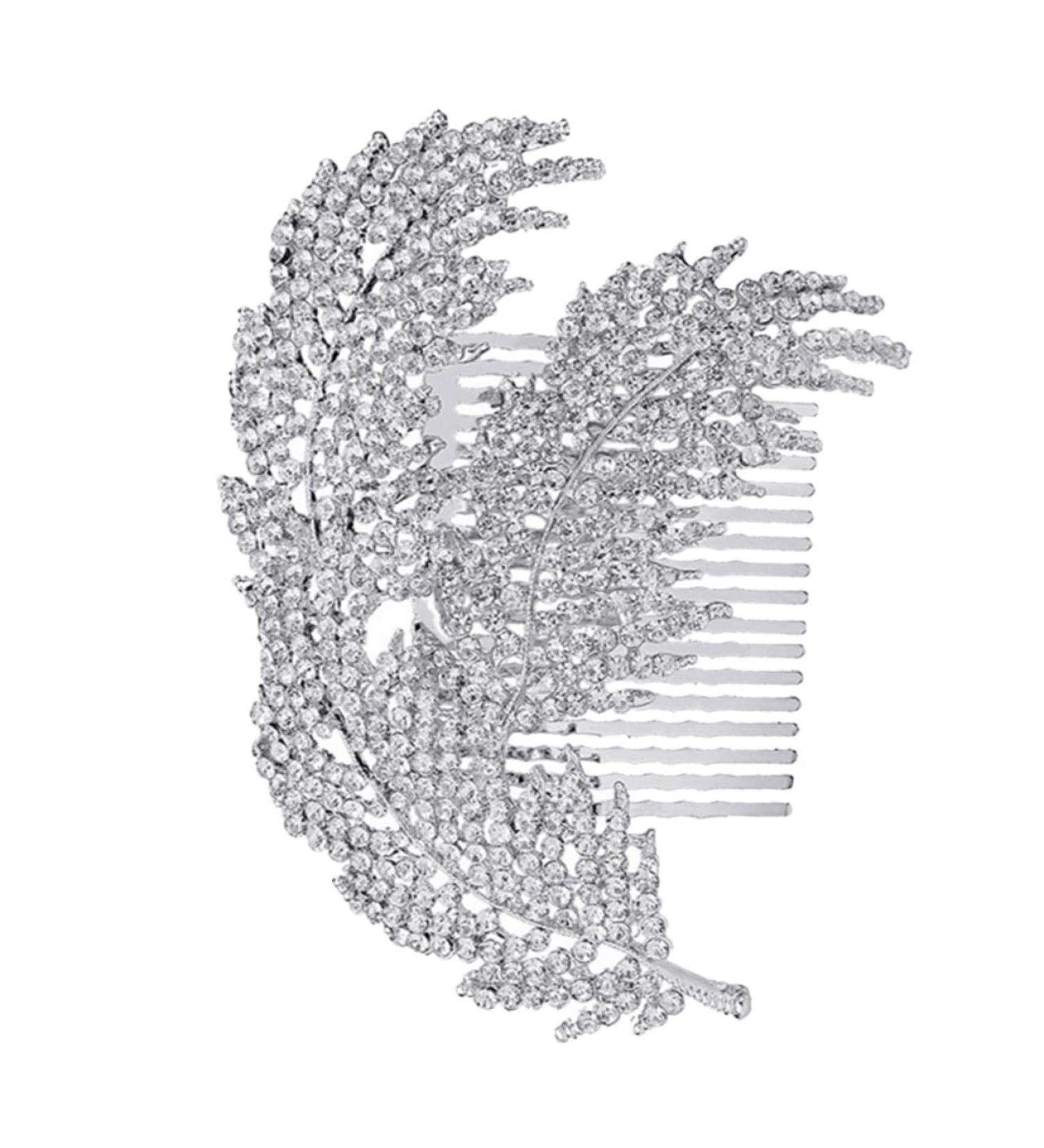 MAGICLULU 1pc Wedding Hairpin Leaf Art Hair Comb Leaf Hair Clips Leaf Hair Accessories Leaf Hair Comb Hair Comb Pin Leaf Combs Exquisite Hair Accessories Bridal Hair Comb Wedding Hair Comb - Buy Online on GoSupps.com