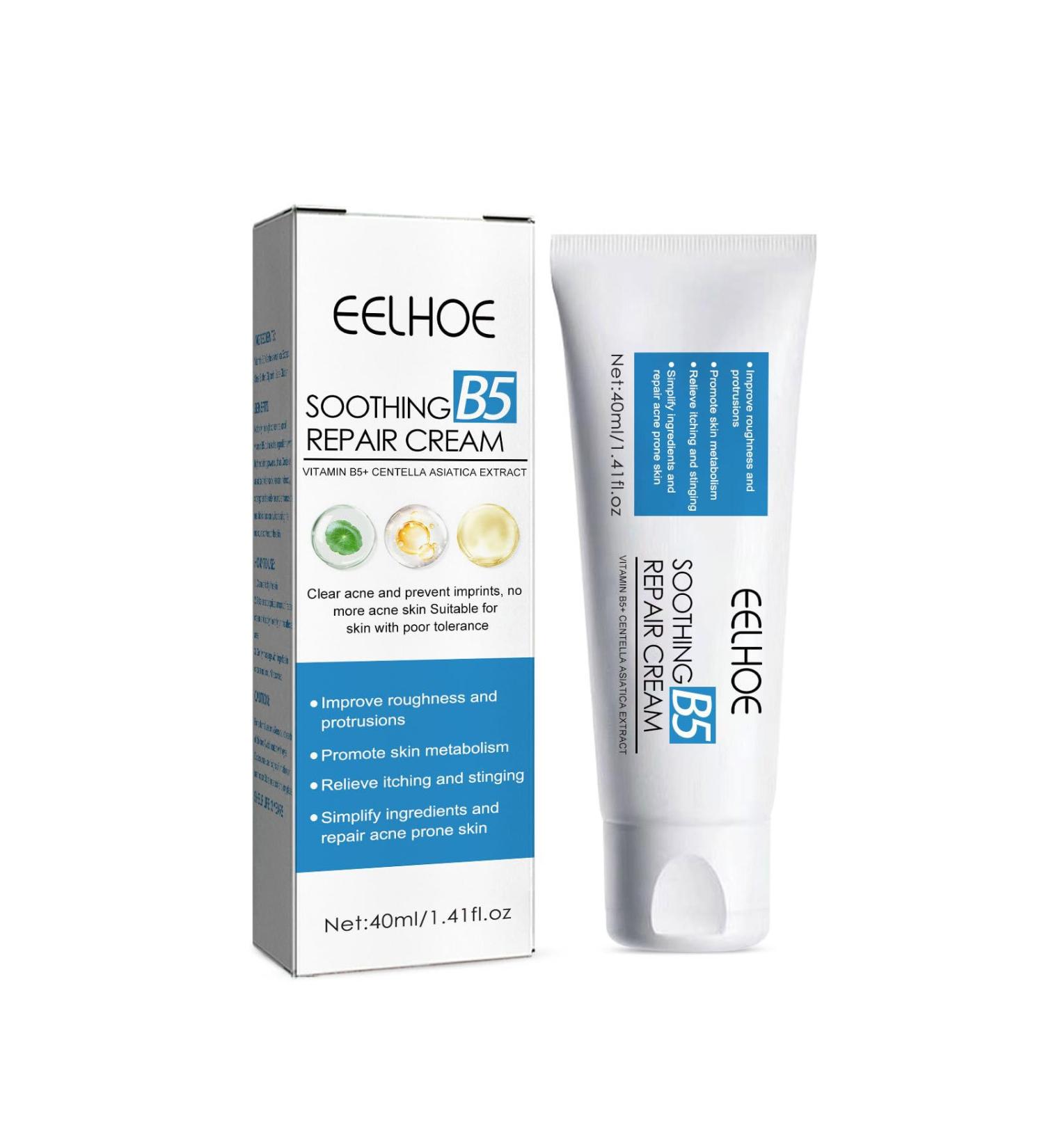 B5 Soothing Repairing Cream - Strengthen Skin Barrier Repair Acne-Prone Skin Improve Roughness | 40ml - International Shipping Available - Buy Online on GoSupps.com