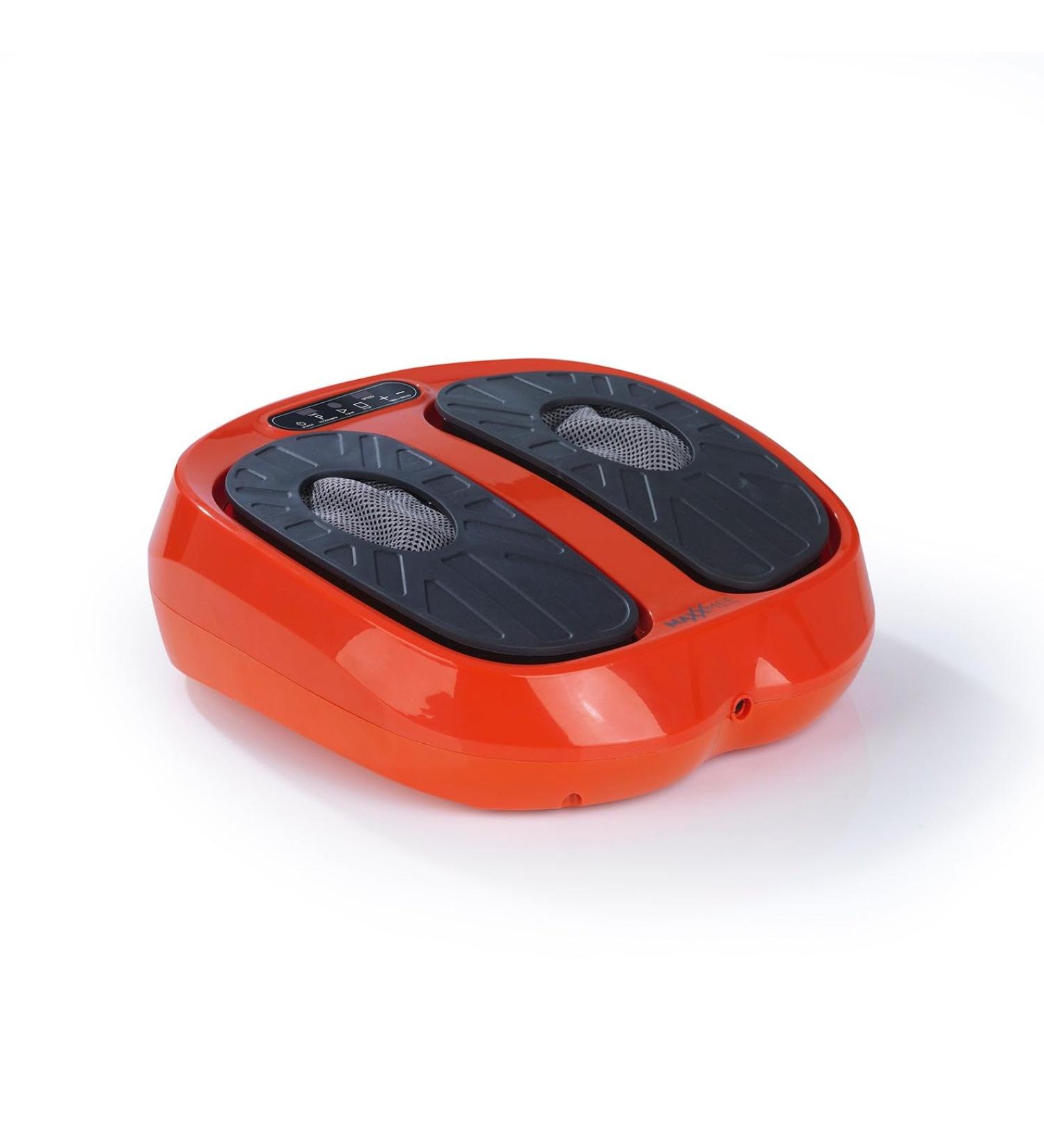 Maxxmee vibration device training & massage |Additional Shiatsu massage |Including remote control |3 programs and 15 intensity levels orange/black