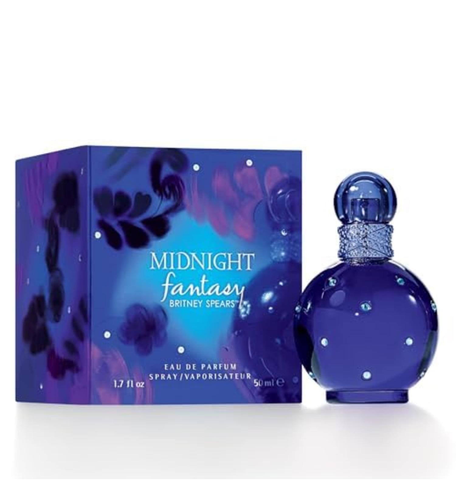 Britney Spears Midnight Fantasy Eau De Parfum Spray for Women 1.7 Ounce - Buy Online on GoSupps.com