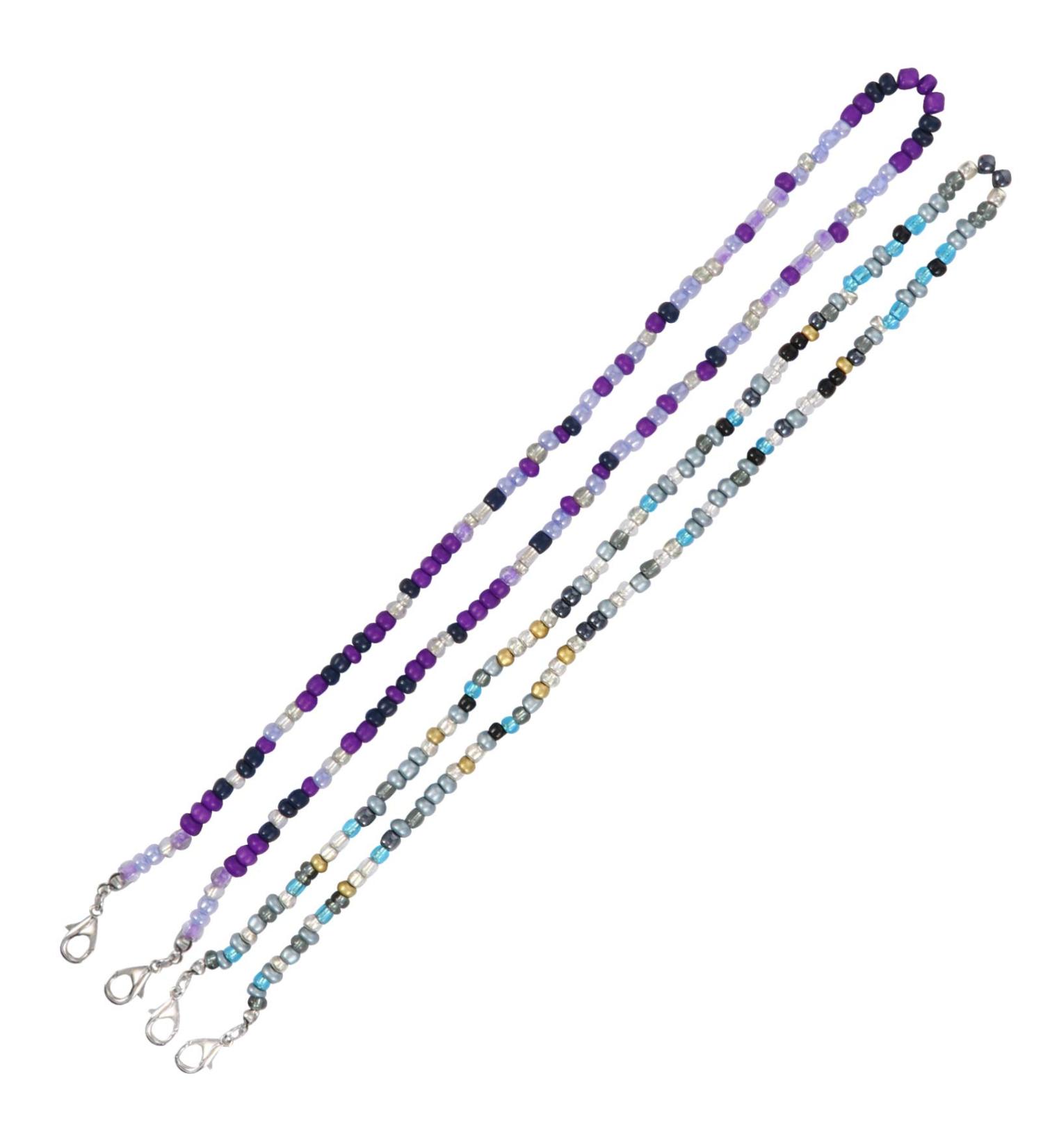 Magiclulu Glasses Mask Chain - 2 Pack Multifunctional Lanyard for Masks & Glasses - Practical Ear Strap & Lining Tape - 50x0.3cm - Buy Online on GoSupps.com