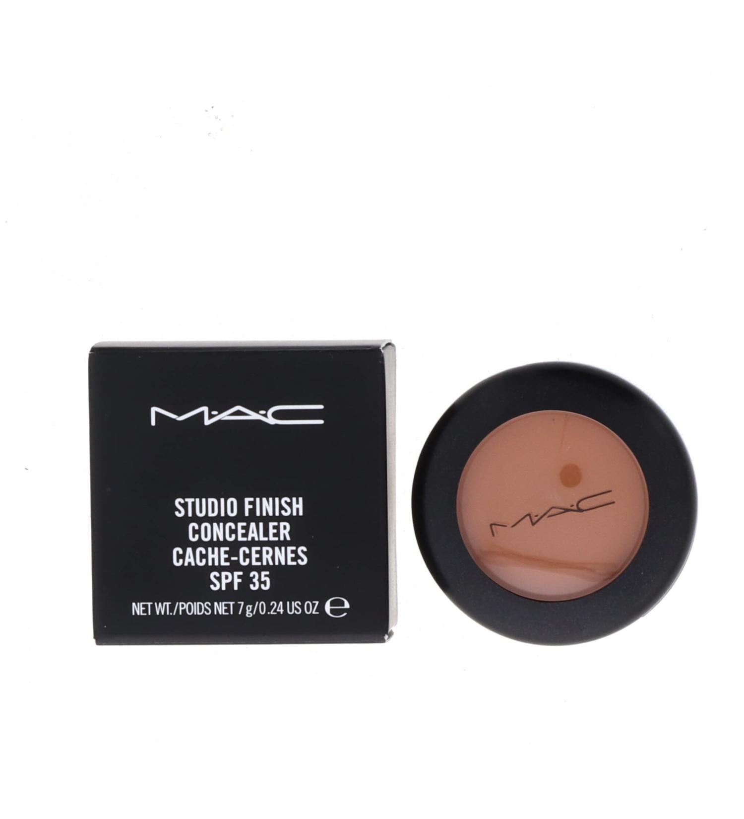 MAC Studio Finish Concealer SPF35 NW40 - Full Coverage Formula for Dark Skin Tones - Buy Online on GoSupps.com